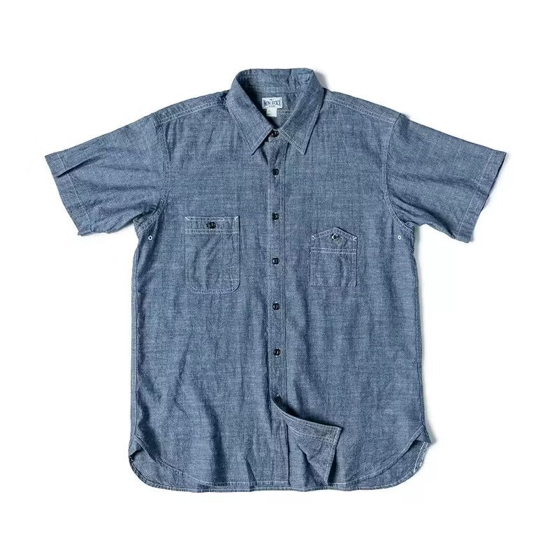 PPFM Non stock amekaji 1942 type chambray shirt Size US XL / EU 56 / 4 - 1 Thumbnail