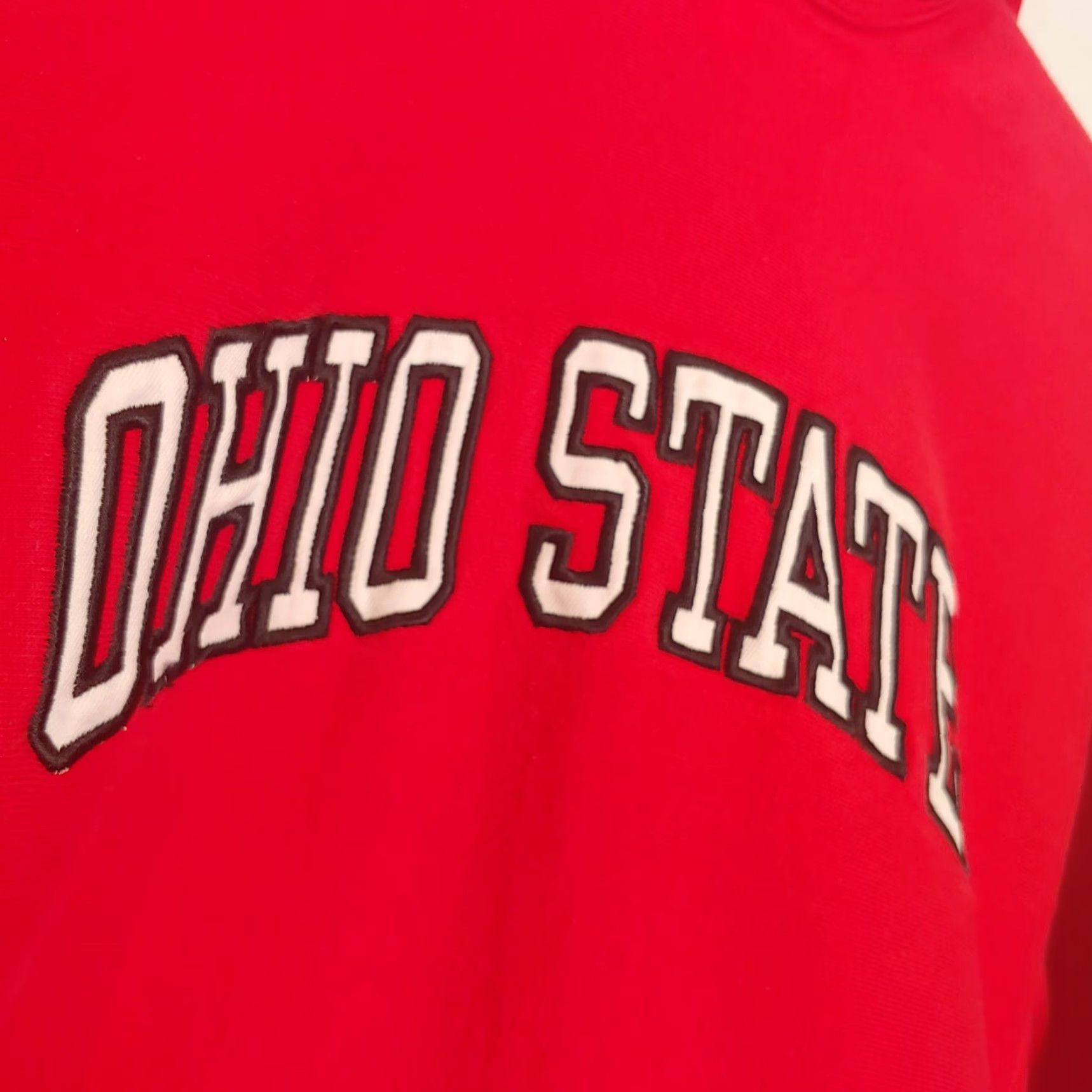 Vintage Ohio State Buckeyes Sweatshirt Hooded Steve & Barry's S Red Knit Embroidered NCAA College Academia Mens Archives? Size US S / EU 44-46 / 1 - 5 Thumbnail
