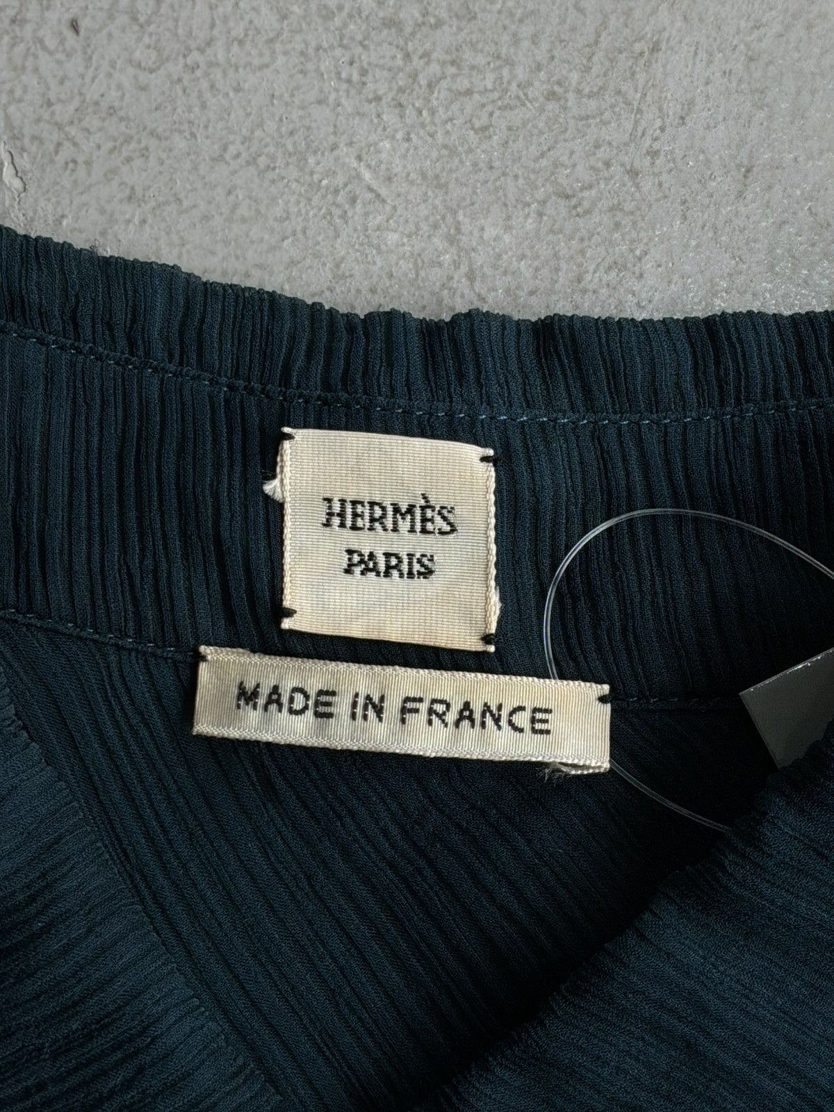 Hermes Hermes - Margiela Era - Double Layered Silk ButtonDress Size L / US 10 / IT 46 - 6 Thumbnail
