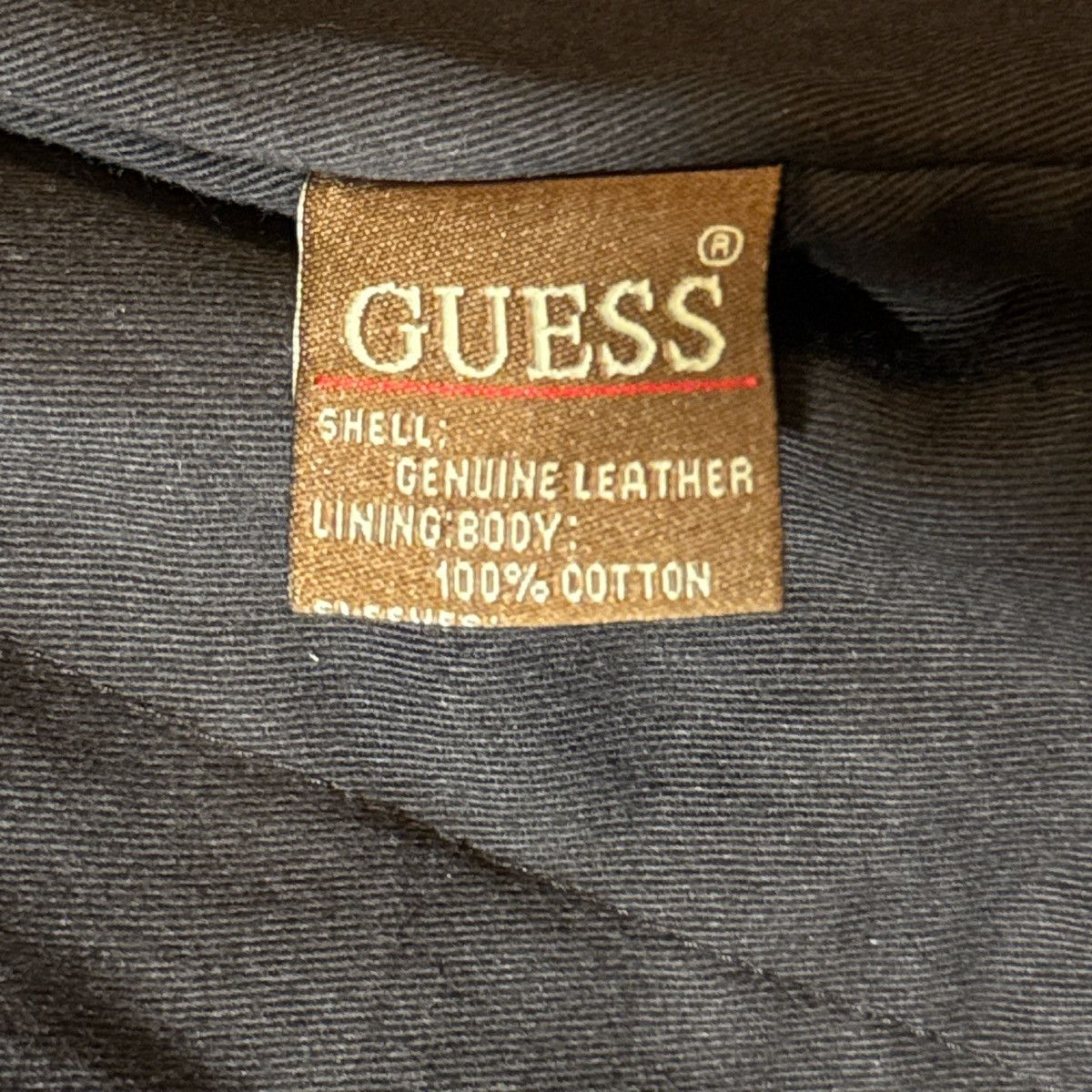 Guess Vintage Guess Leather Bomber Jacket Men's Size US M / EU 48-50 / 2 - 5 Thumbnail