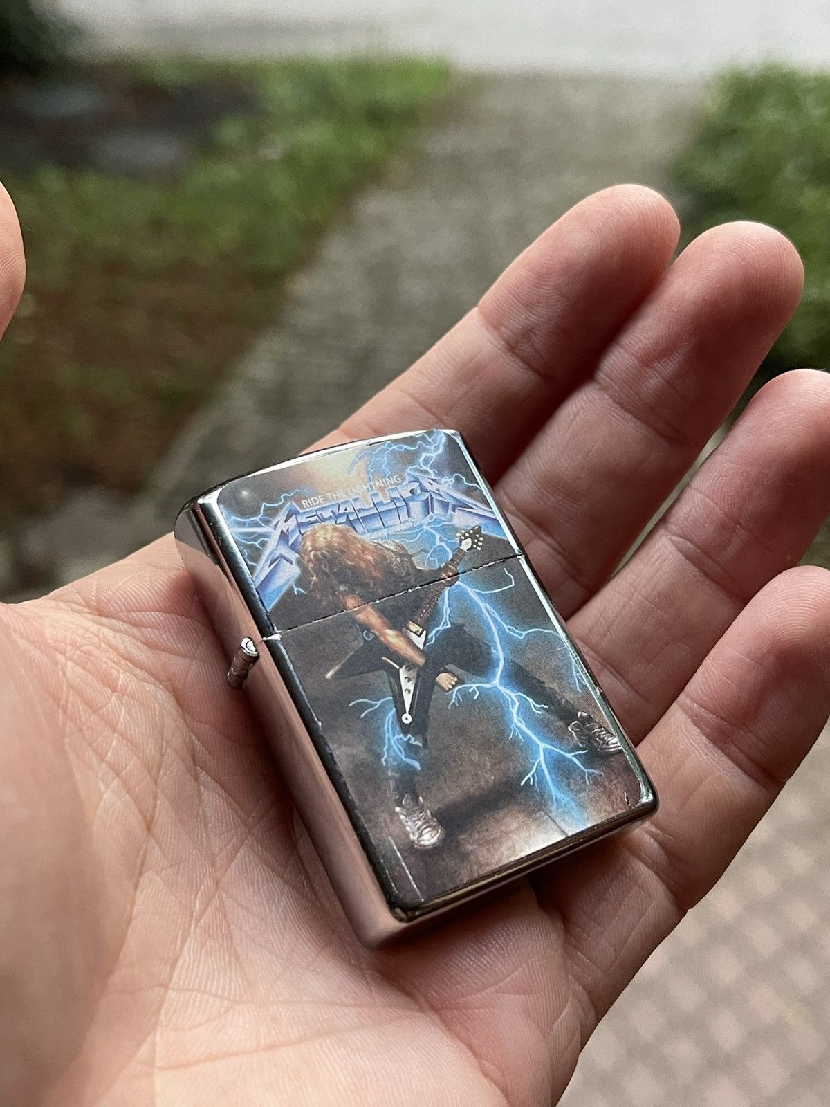 Band Tees × Metallica Metallica ride the lightning lighter 00s rare album Size ONE SIZE - 1 Thumbnail