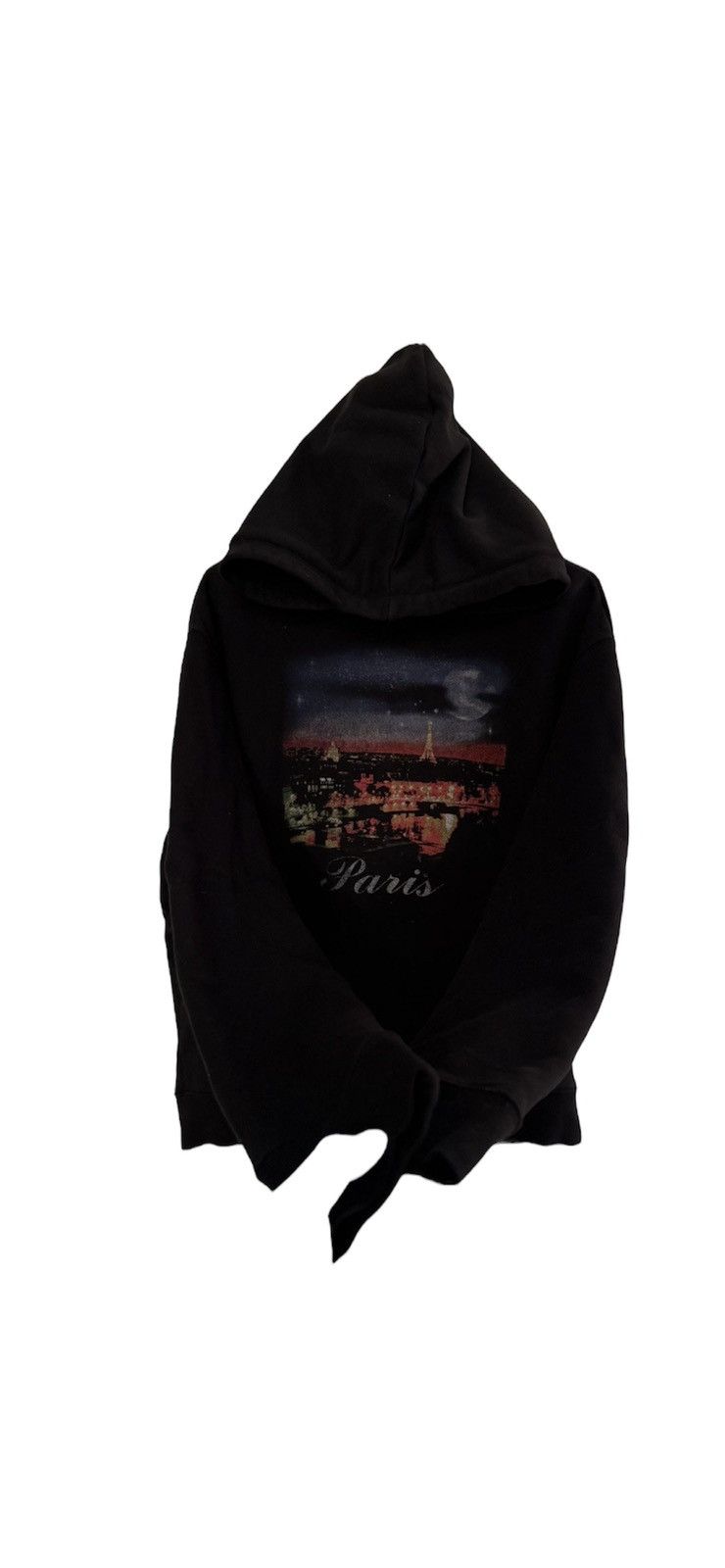 Balenciaga Balenciaga Paris Hoodie Black Size US L / EU 52-54 / 3 - 1 Thumbnail