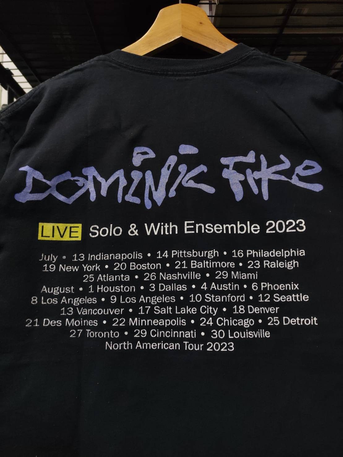 Brockhampton Dominic Fike Live Solo&With Ensemble 2023 Tour Promo T-Shirt Size US M / EU 48-50 / 2 - 9 Thumbnail