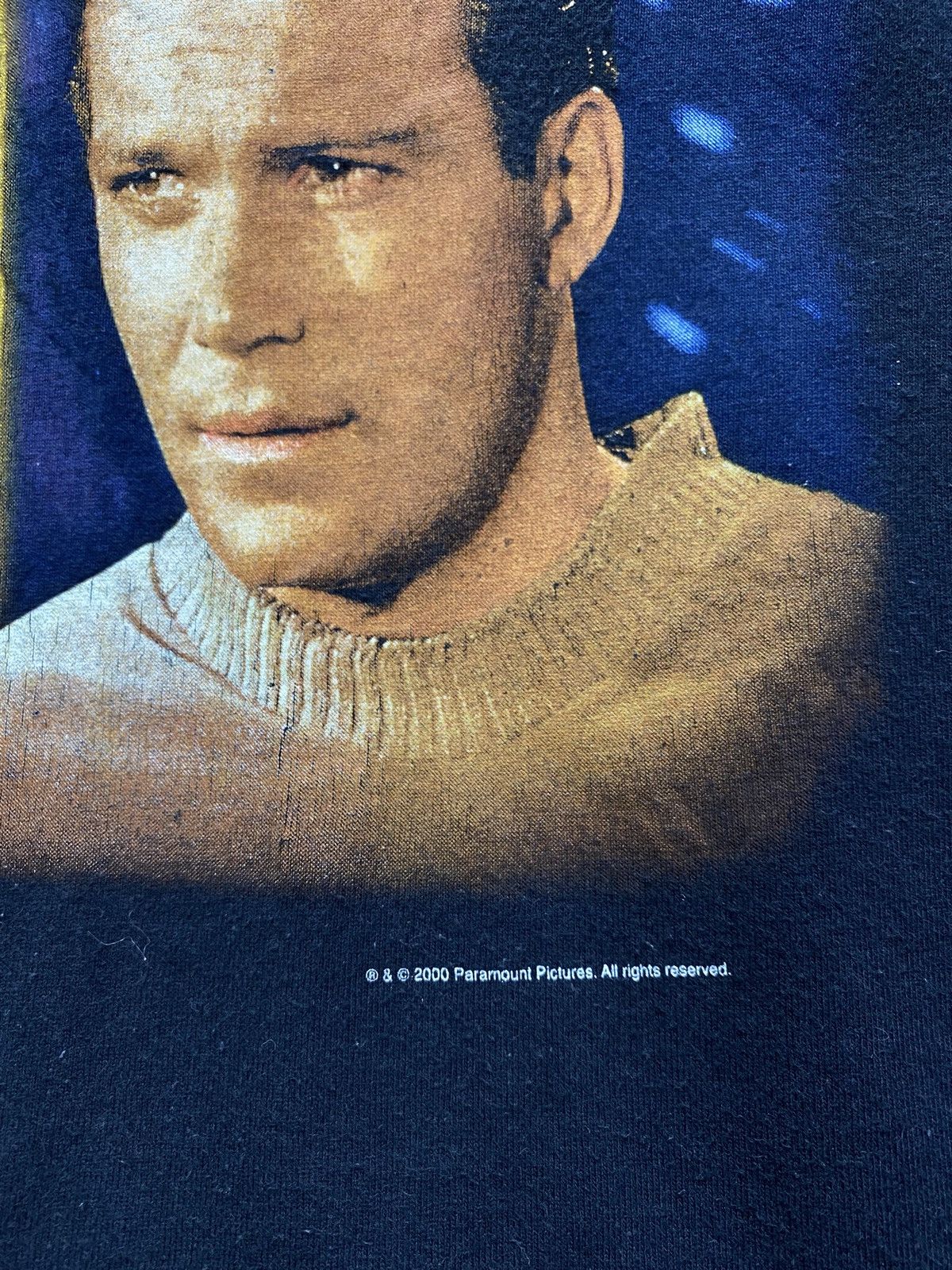 Changes × Vintage Vintage 2000 Star Trek Captain James T. Kirk Tee T-Shirt Size US XL / EU 56 / 4 - 8 Thumbnail