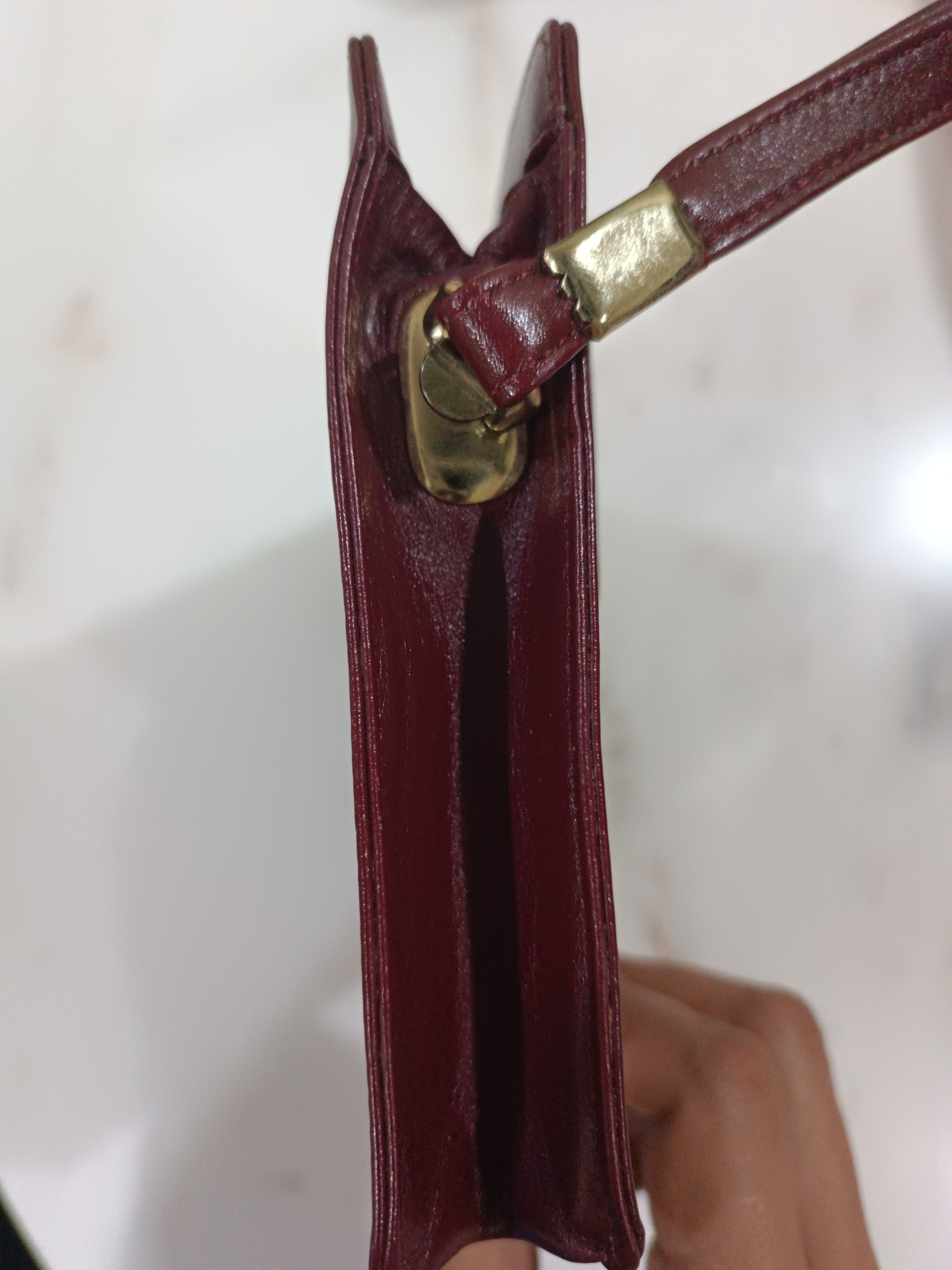Cartier Vintage Cartier Clutch Bag Burgundy colour Size ONE SIZE - 4 Thumbnail