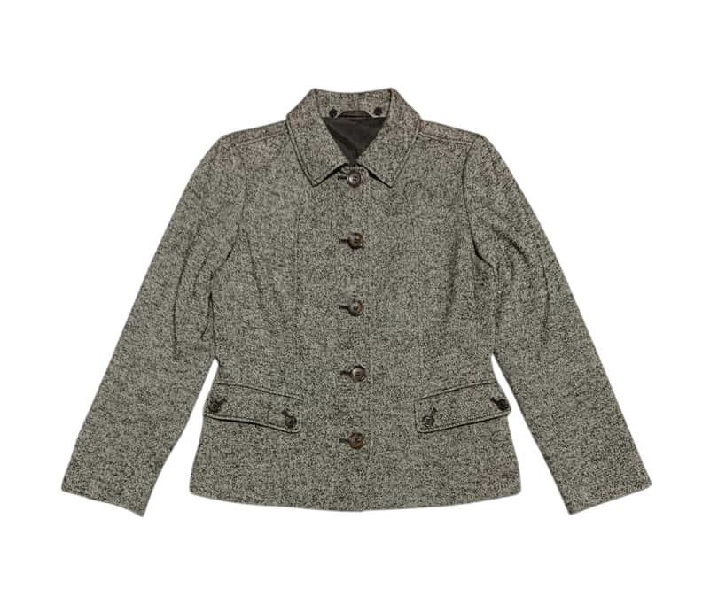 Burberry Vintage Burberry London Wool Jacket Nice Design Size S / US 4 / IT 40 - 1 Thumbnail