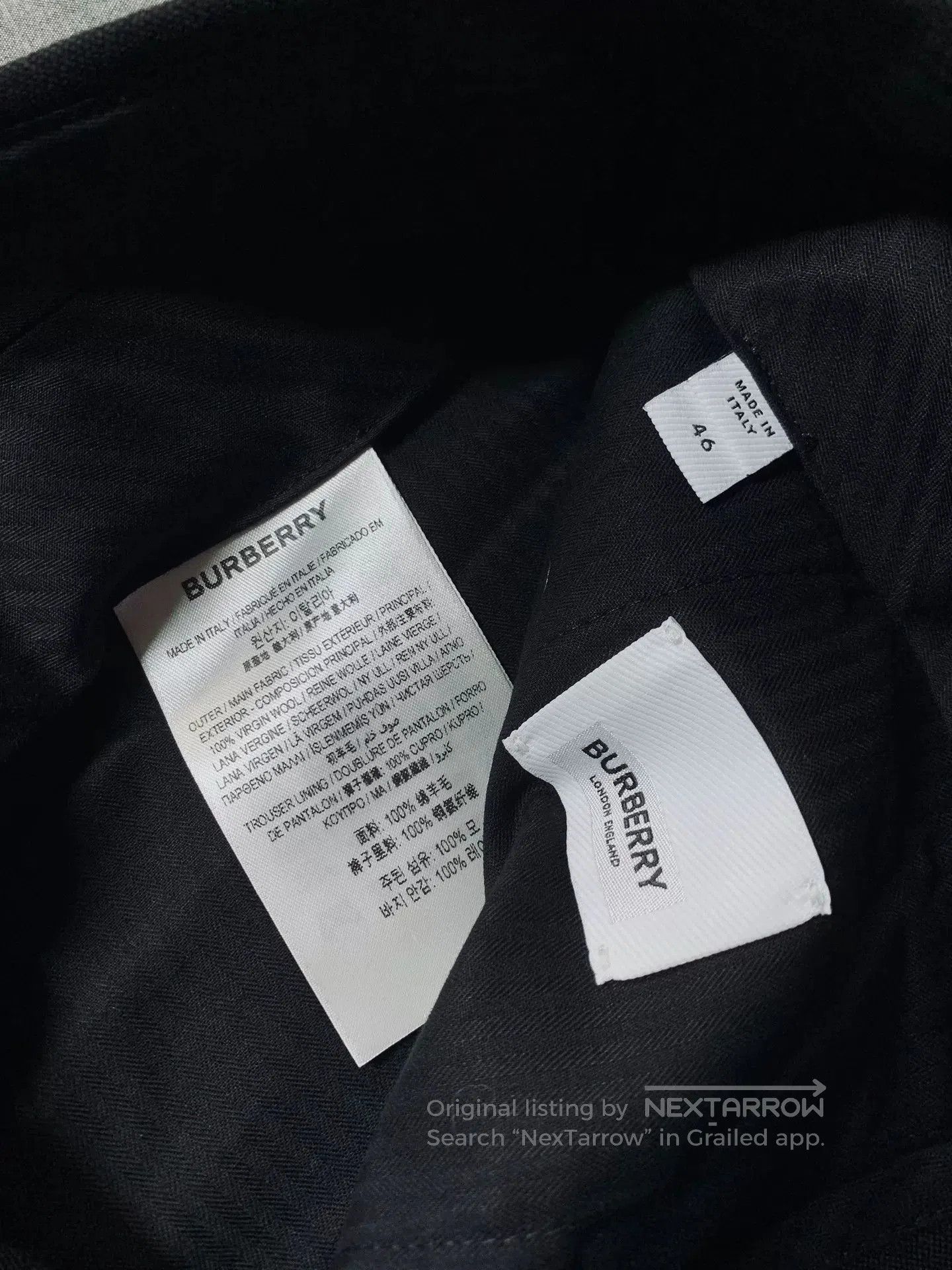 Burberry Burberry Wool Blend Shorts. Size US 30 / EU 46 - 4 Thumbnail