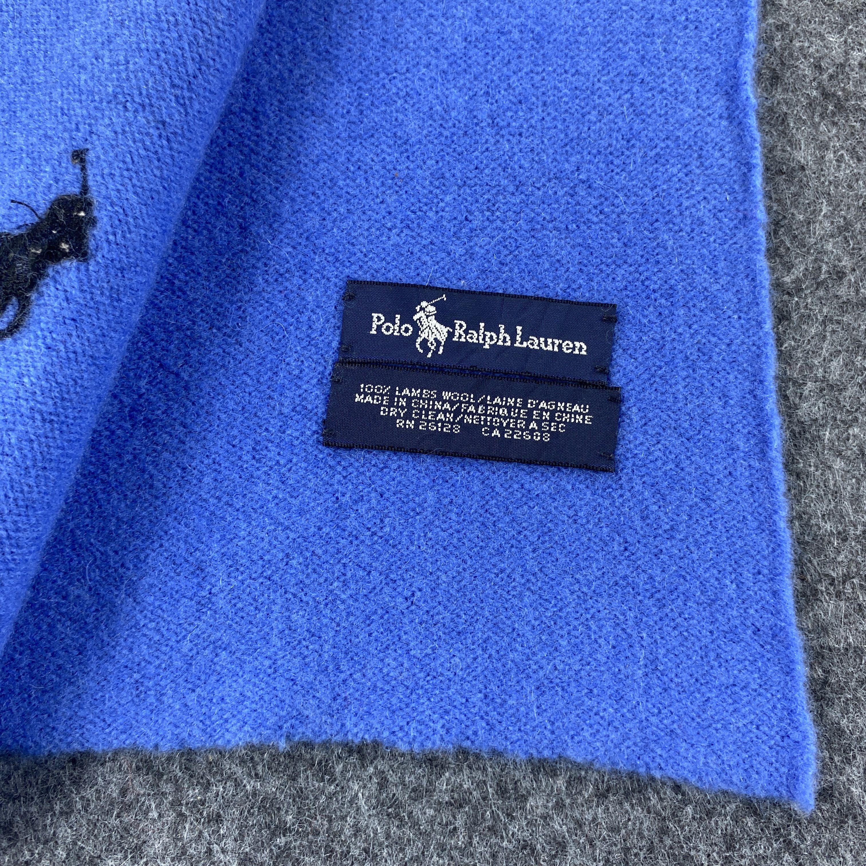 Polo Ralph Lauren × Vintage GF10501 Polo Ralph Lauren Scarf Neck Wear Muffler Nova Check Size ONE SIZE - 2 Thumbnail