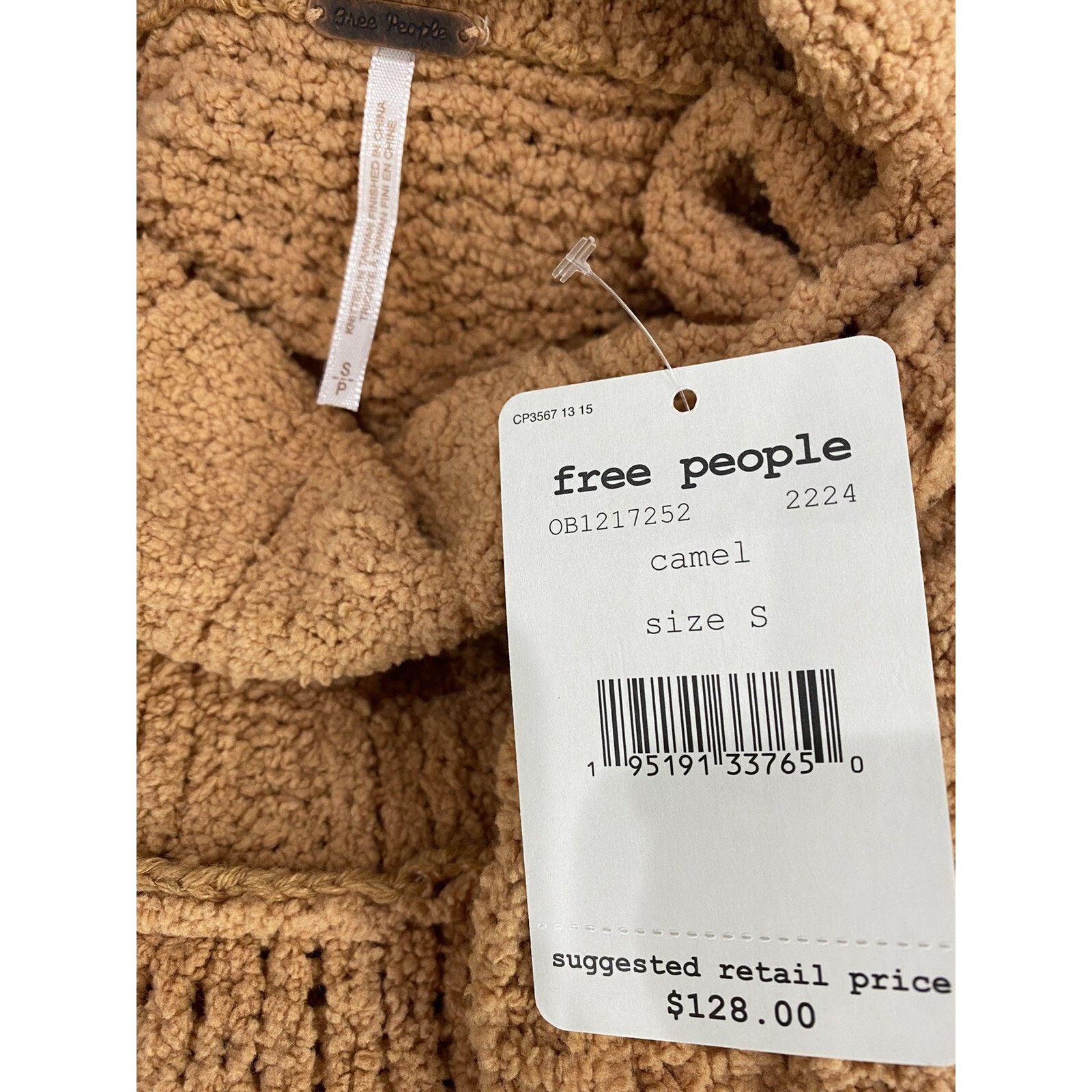 Free People Free People Be Yours Pullover Cowl Neck Tan Size S A002096 Size S / US 4 / IT 40 - 6 Thumbnail