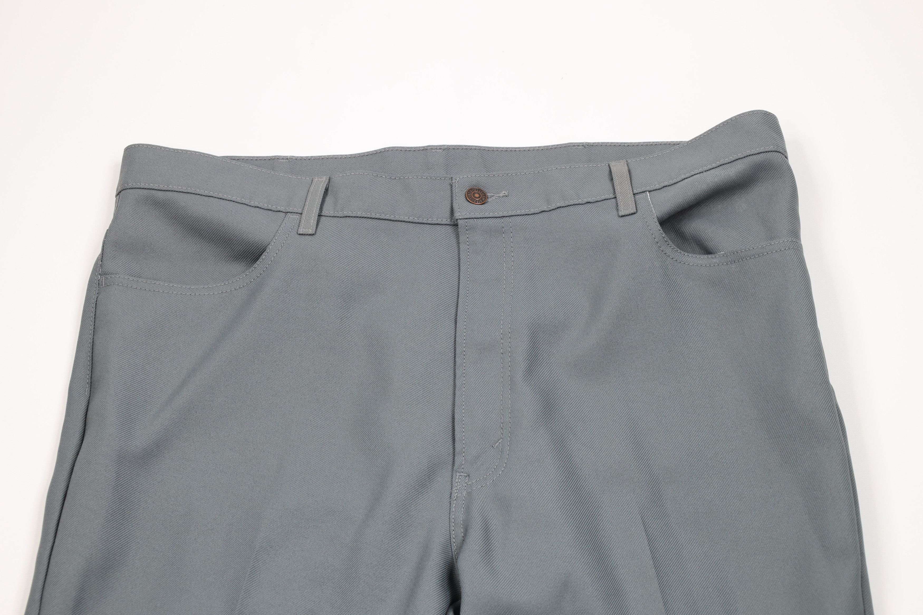 Levi's Vintage Y2K 2002 Levis 517 Wide Leg Bootcut Chino Pants Gray Size US 42 / EU 58 - 2 Thumbnail