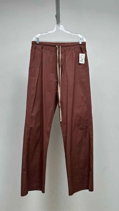 Rick Owens o1tko10426 Concordians Dietrich Easy Pants in Burgundy Size US 36 / EU 52 - 1 Thumbnail