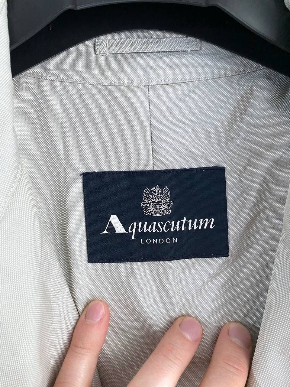Aquascutum Aquascutum London Men's Grey Light Trench Coat, Size M Size US M / EU 48-50 / 2 - 14 Thumbnail