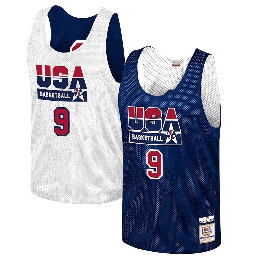 Mitchell & Ness Jordan dream team USA reversible practice jersey Size US L / EU 52-54 / 3 - 1 Preview