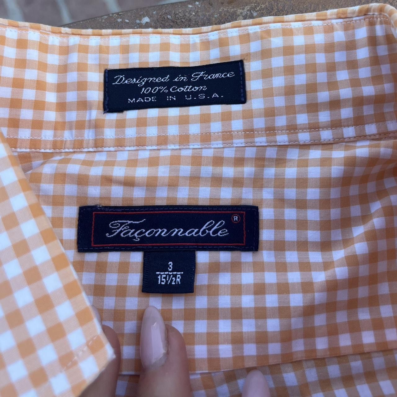 Faconnable Façonnable Plaid checkered Oxford Shirt Mens Large / Size US L / EU 52-54 / 3 - 4 Thumbnail