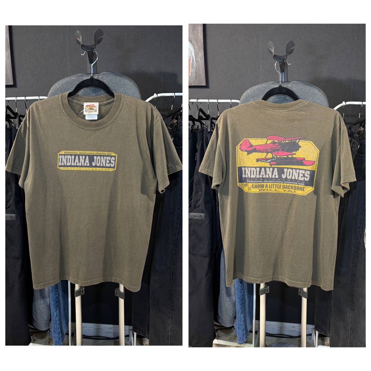 Vintage Indiana Jones vintage T-shirt Size:M Size US M / EU 48-50 / 2 - 1 Thumbnail