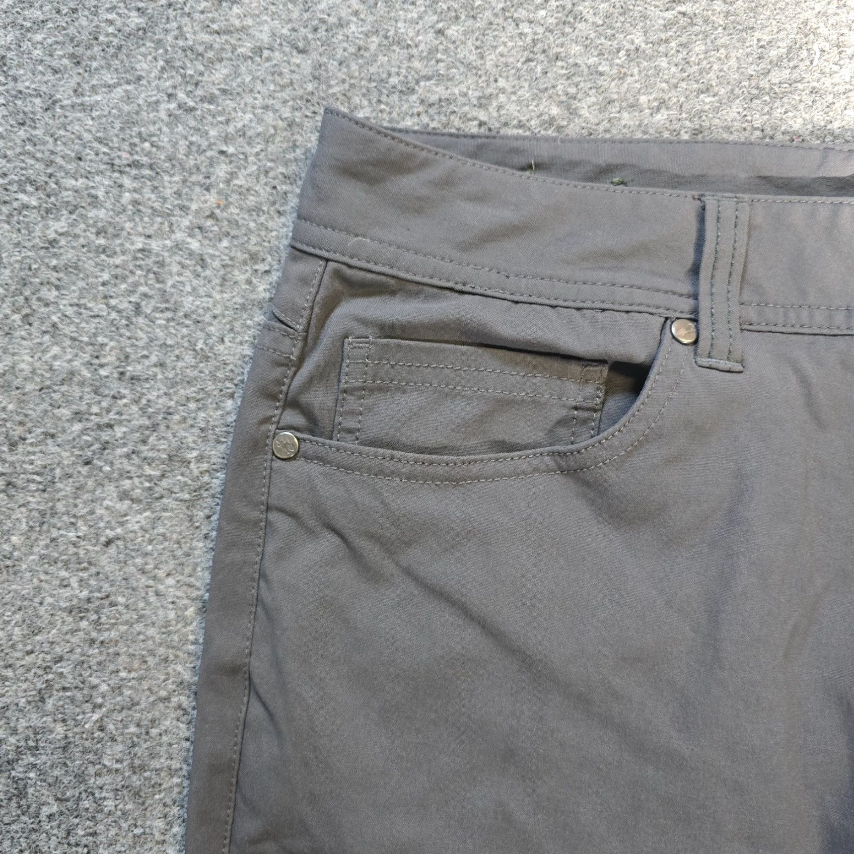 Toad&Co Toad & Co Pants Mens 33x34 Gray Skinny Nylon Performance Outdoors Chino 5-Pocket Design Size US 34 / EU 50 - 3 Thumbnail