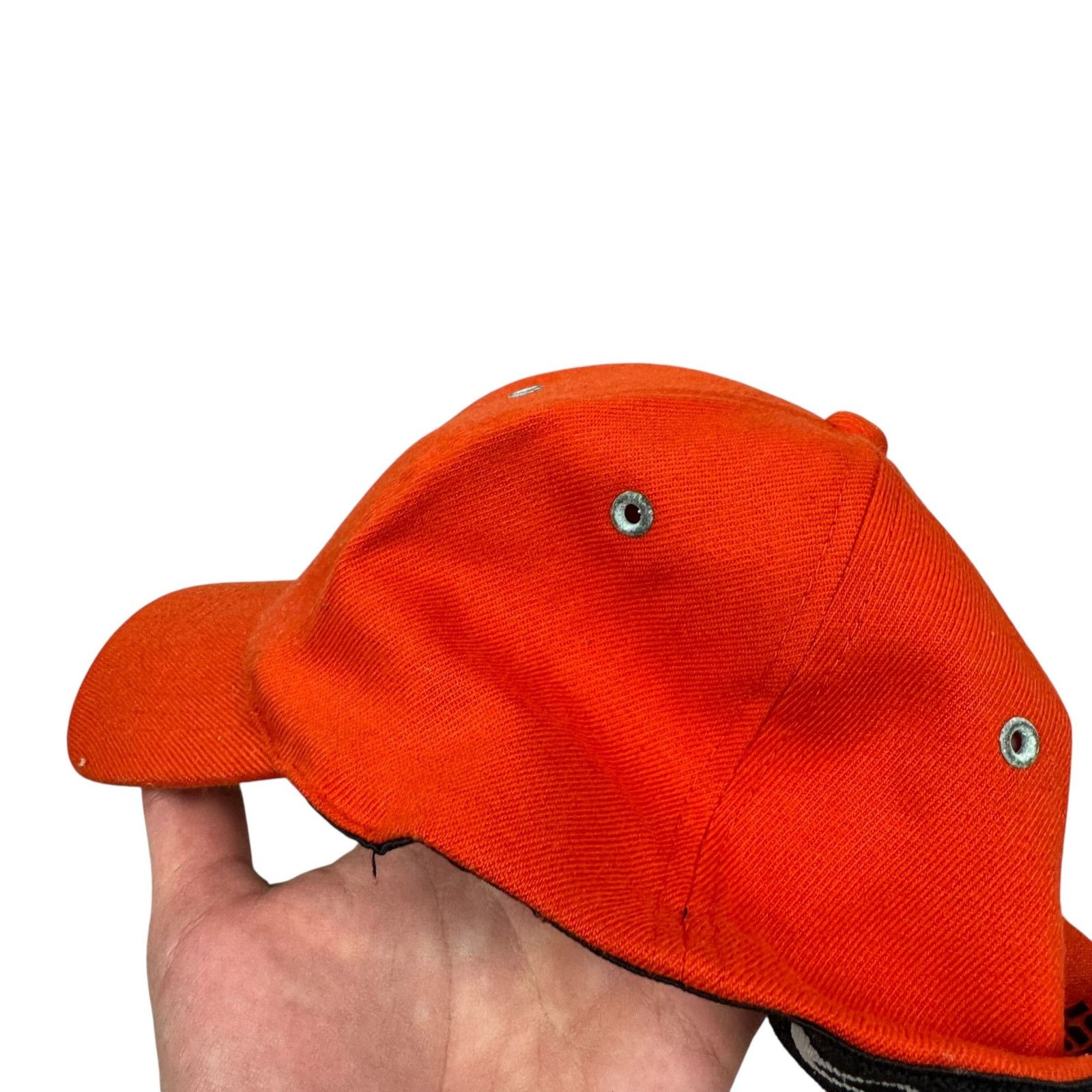 Oakley Oakley Tincan Men Orange Black Logo Eyelets Baseball Hat Cap Size ONE SIZE - 6 Thumbnail