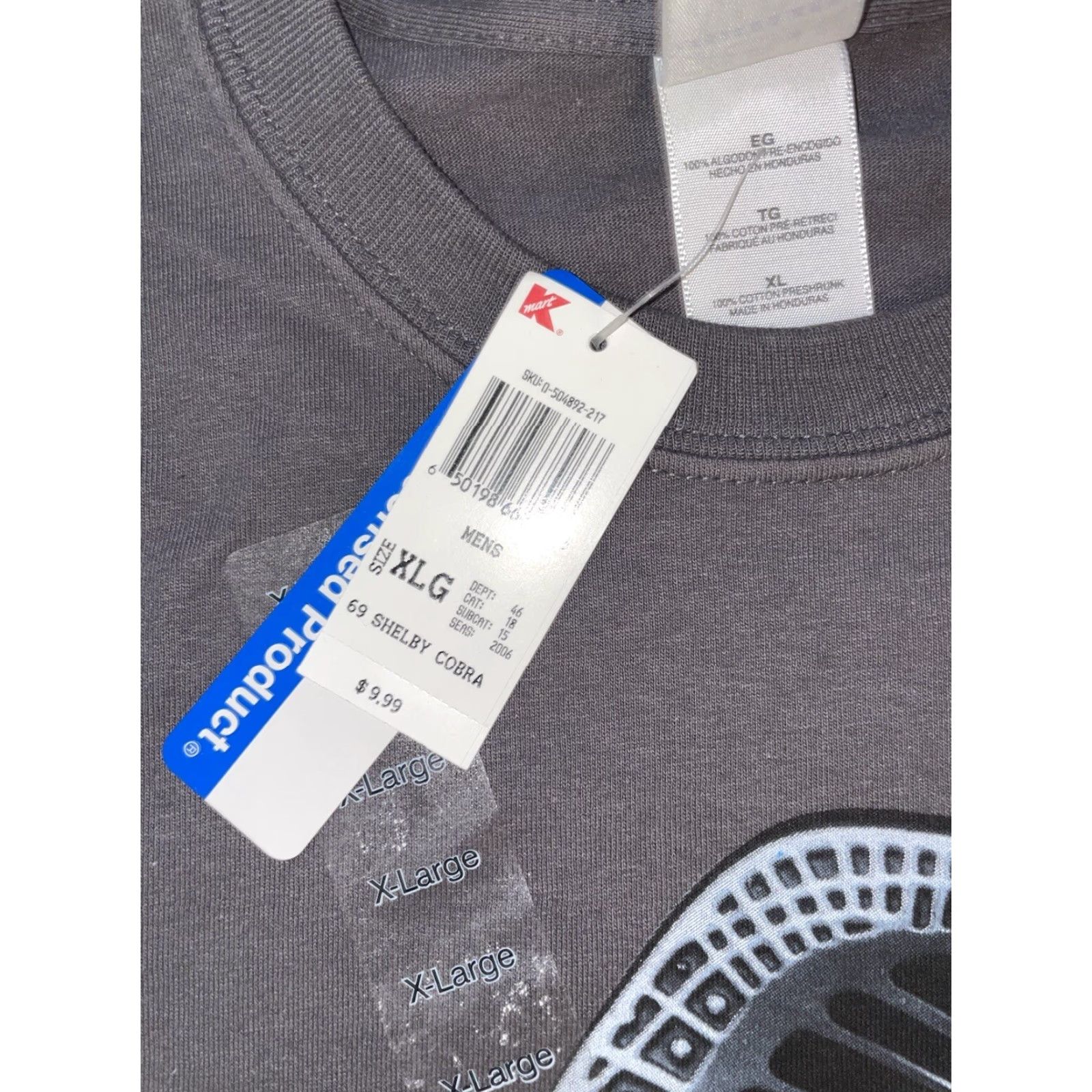 Ford VINTAGE Ford Mustang T-Shirt Mens XL Gray BNWT Size US XL / EU 56 / 4 - 3 Thumbnail