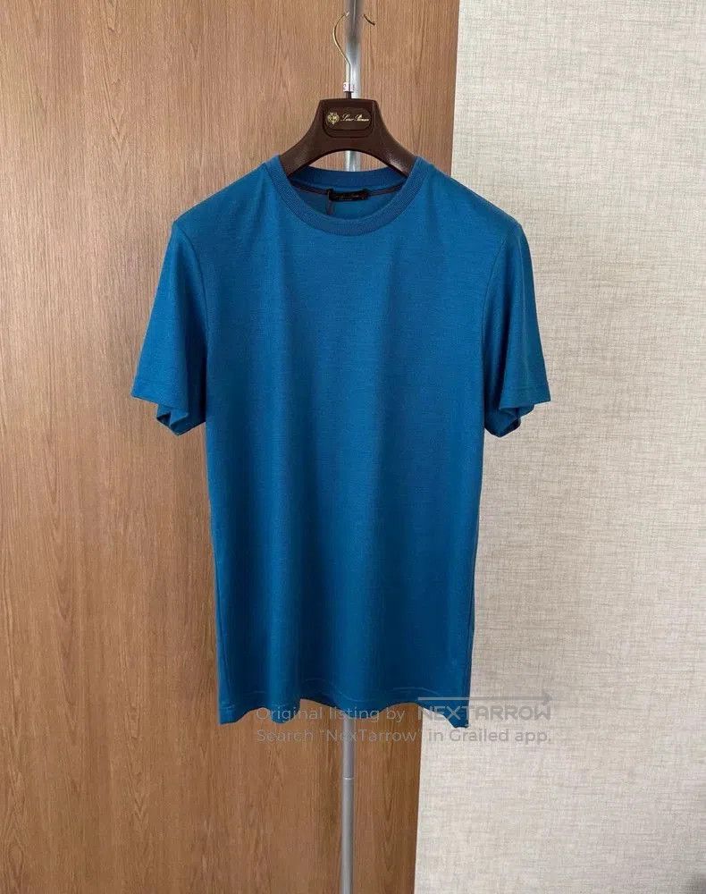 Loro Piana Loro Piana Cashmere Short Sleeve T-Shirt. Size US L / EU 52-54 / 3 - 1 Thumbnail