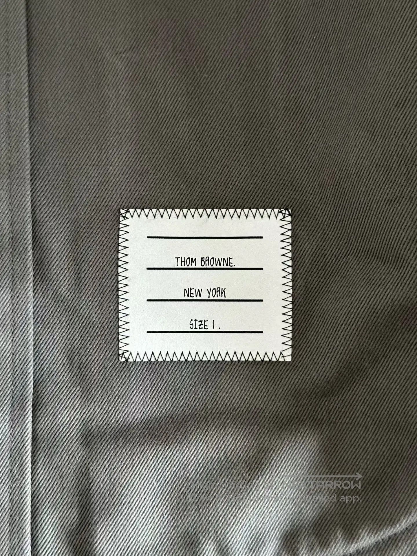Thom Browne Thom Browne Shirt jacket with double sleeve logos| Size US S / EU 44-46 / 1 - 3 Thumbnail