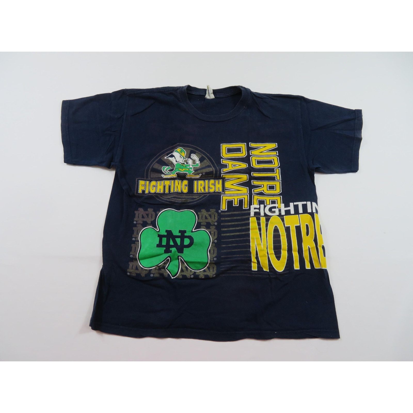 Other Fighting Irish of Notre Dame T-Shirt Double-Sided Sz L 1990s Size US L / EU 52-54 / 3 - 1 Thumbnail