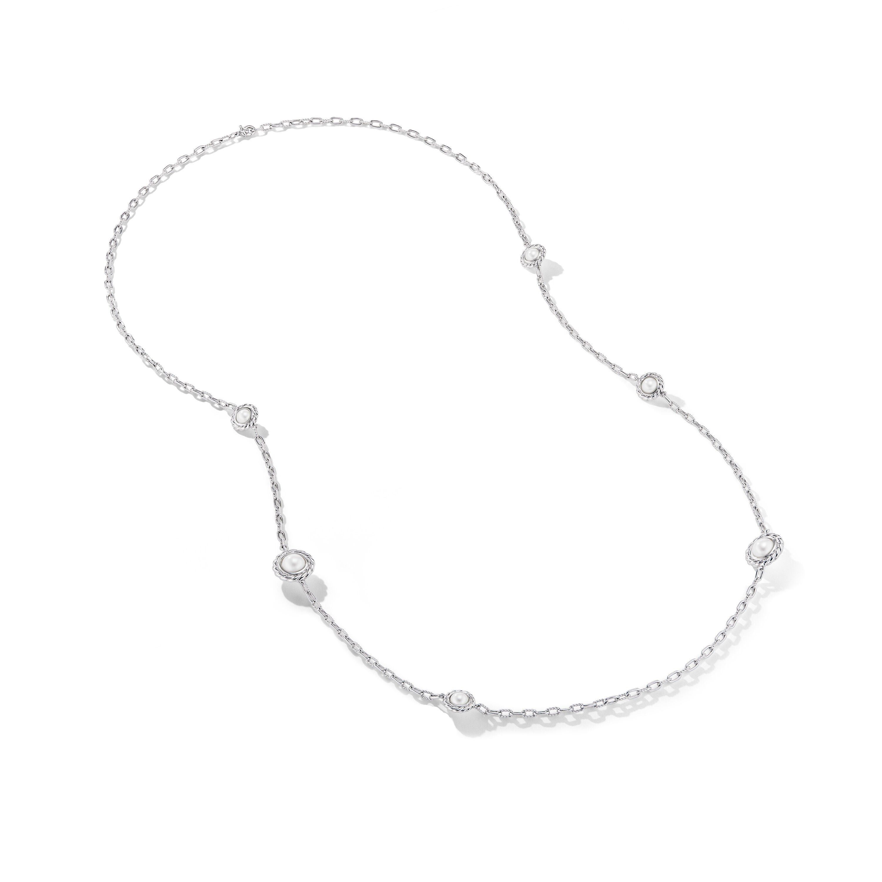 David Yurman o1w1db10526 N18221 Size:10/ Chain Necklace in Silver Size ONE SIZE - 3 Thumbnail