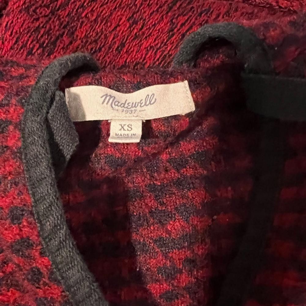 Madewell Madewell plaid pullover hoodie size XS Size XS / US 0-2 / IT 36-38 - 3 Thumbnail