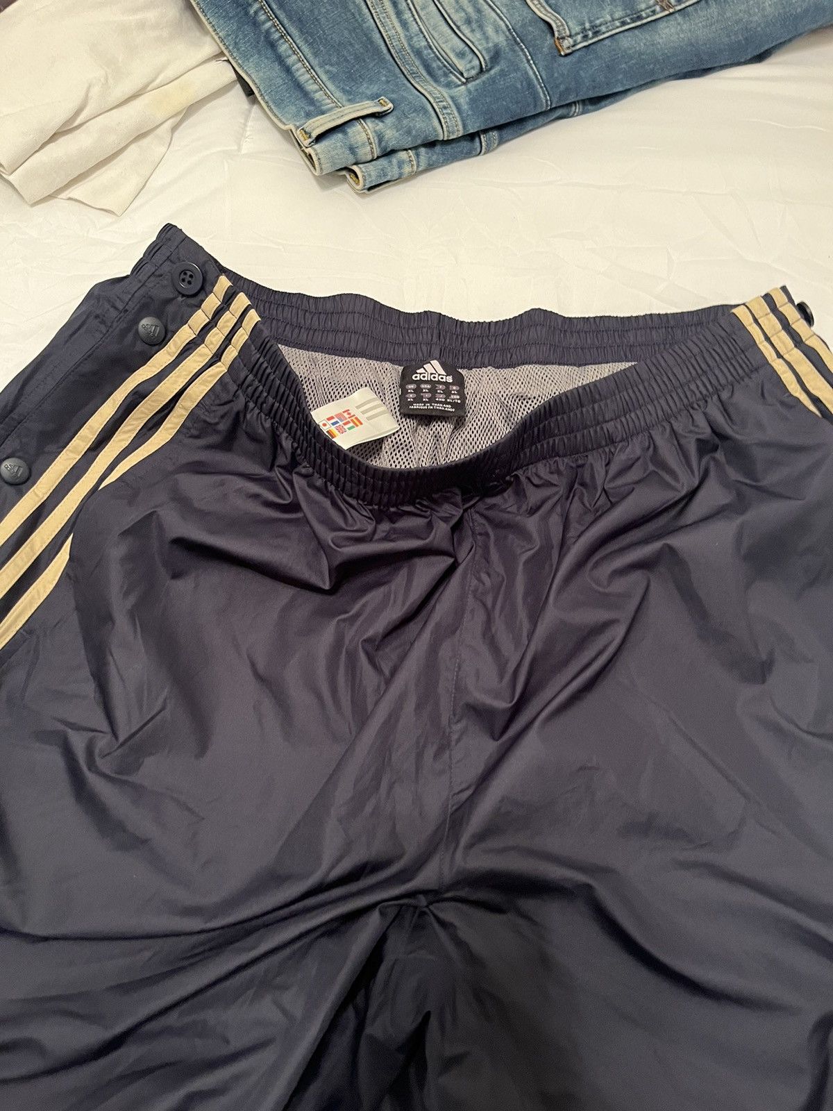 Adidas Navy adidas baggy track pants Size US 38 / EU 54 - 2 Thumbnail