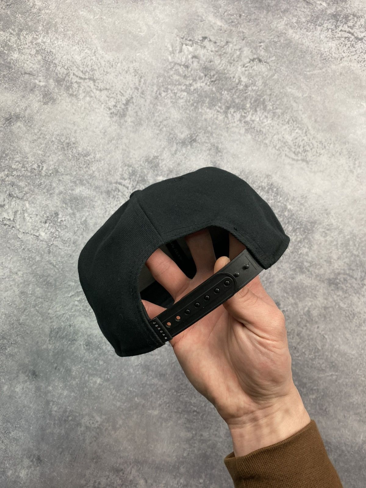 Jordan Brand Vintage Nike Jordan Cap snapback baseball y2k black hat Size ONE SIZE - 5 Thumbnail
