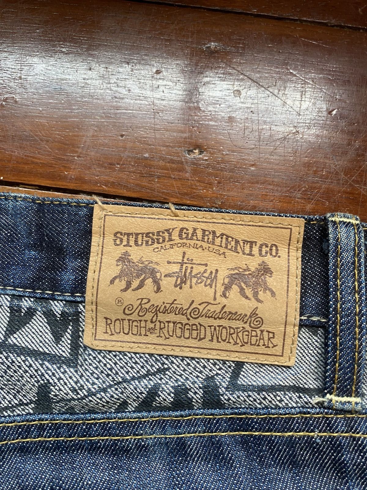 Stussy Stussy Rough and Rugged Sashiko Denim Japan Exclusive Size US 34 / EU 50 - 3 Thumbnail