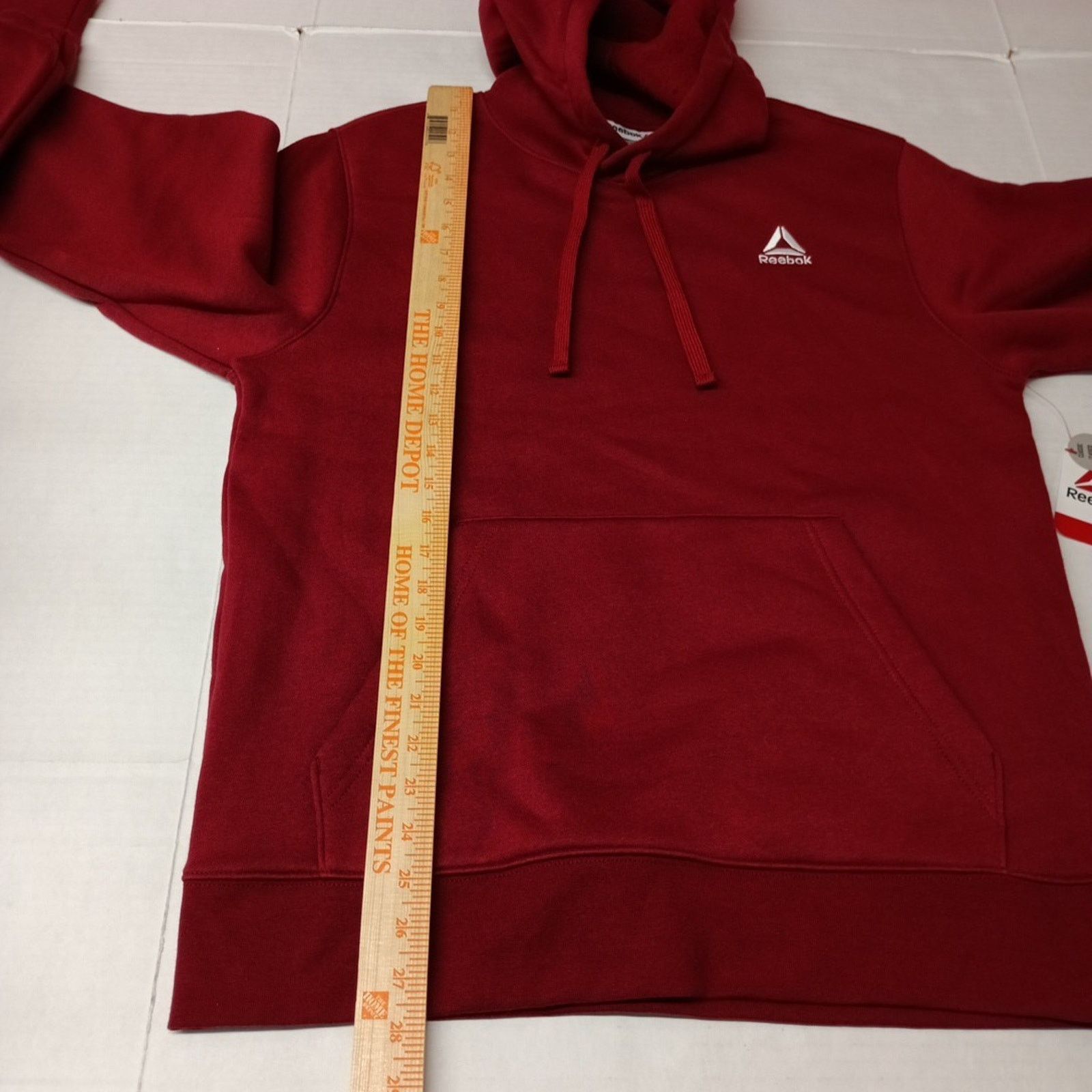Reebok Reebok Delta Logo Hoodie Men's Size M Red Kangaroo Pocket Size US M / EU 48-50 / 2 - 7 Thumbnail