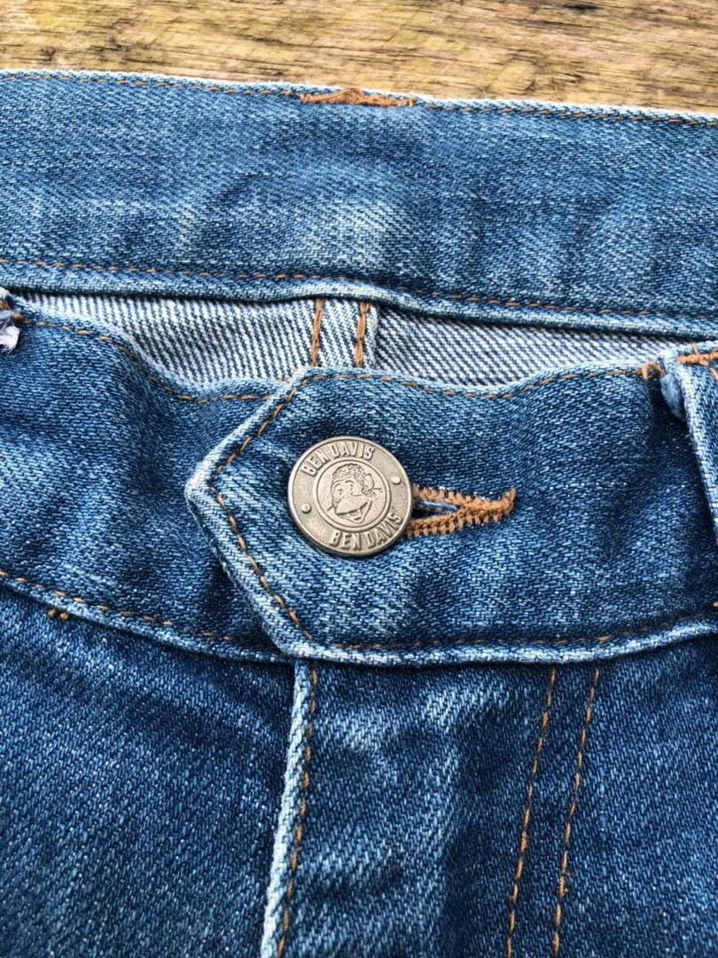 Ben Davis Rare🔥 Vintage Ben Davis Double Knee Denim Jeans Size US 32 / EU 48 - 4 Thumbnail