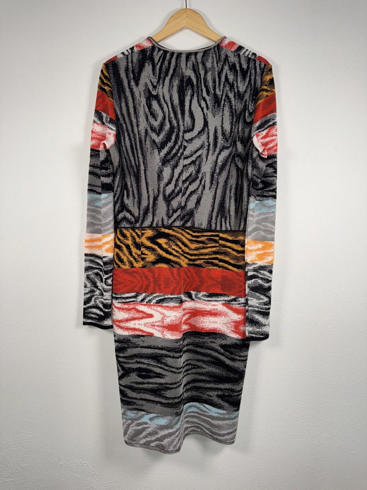 Missoni Missoni Wool Knit Sweater Dress Black Red Size US XL 14 IT50 Size XL / US 12-14 / IT 48-50 - 6 Thumbnail