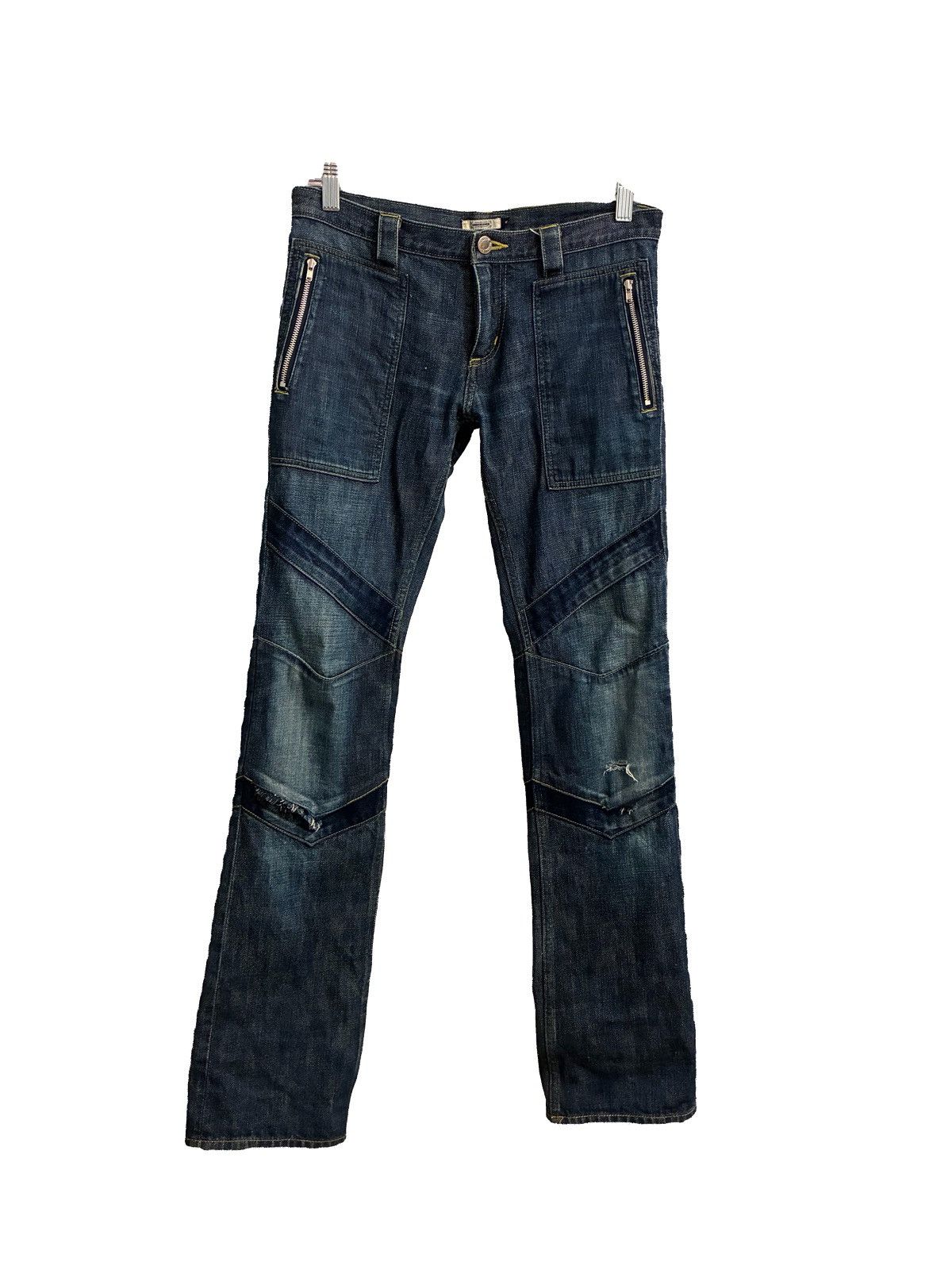Undercover 2001 D.A.V.F. undercover paneled denim Size US 28 / EU 44 - 1 Thumbnail