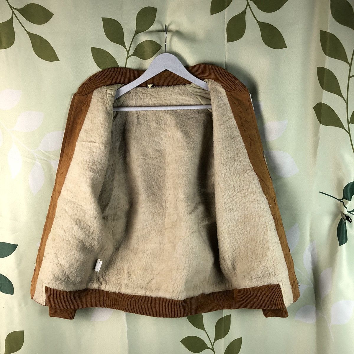 Japanese Brand × Vintage Japan vintage Brown Bombers Jacket #7452 Size US S / EU 44-46 / 1 - 9 Thumbnail
