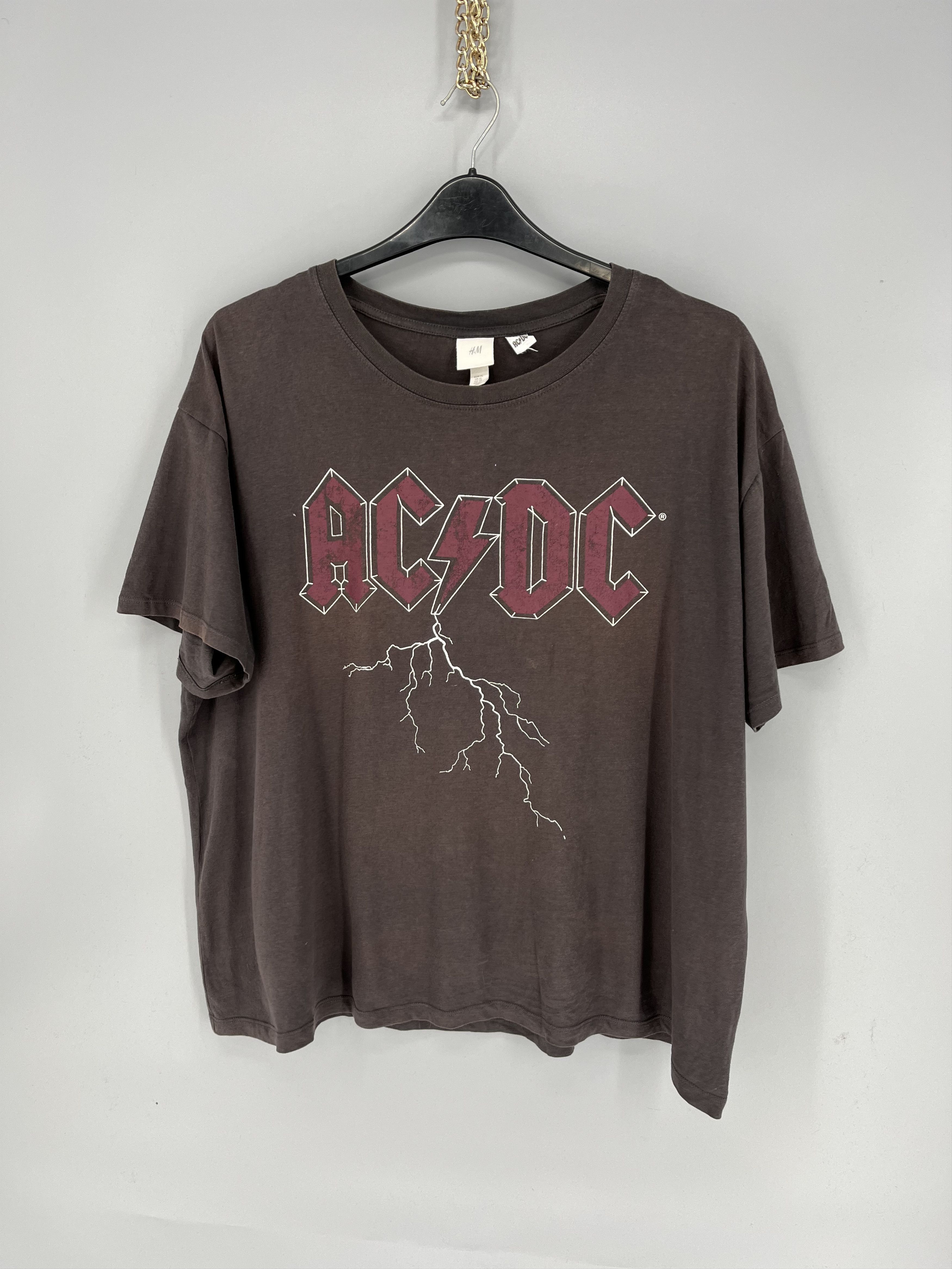 AC/DC Vintage Y2k T Shirt Ac/Dc Tee Big Logo Band Rock Tee Size XL / US 12-14 / IT 48-50 - 3 Thumbnail