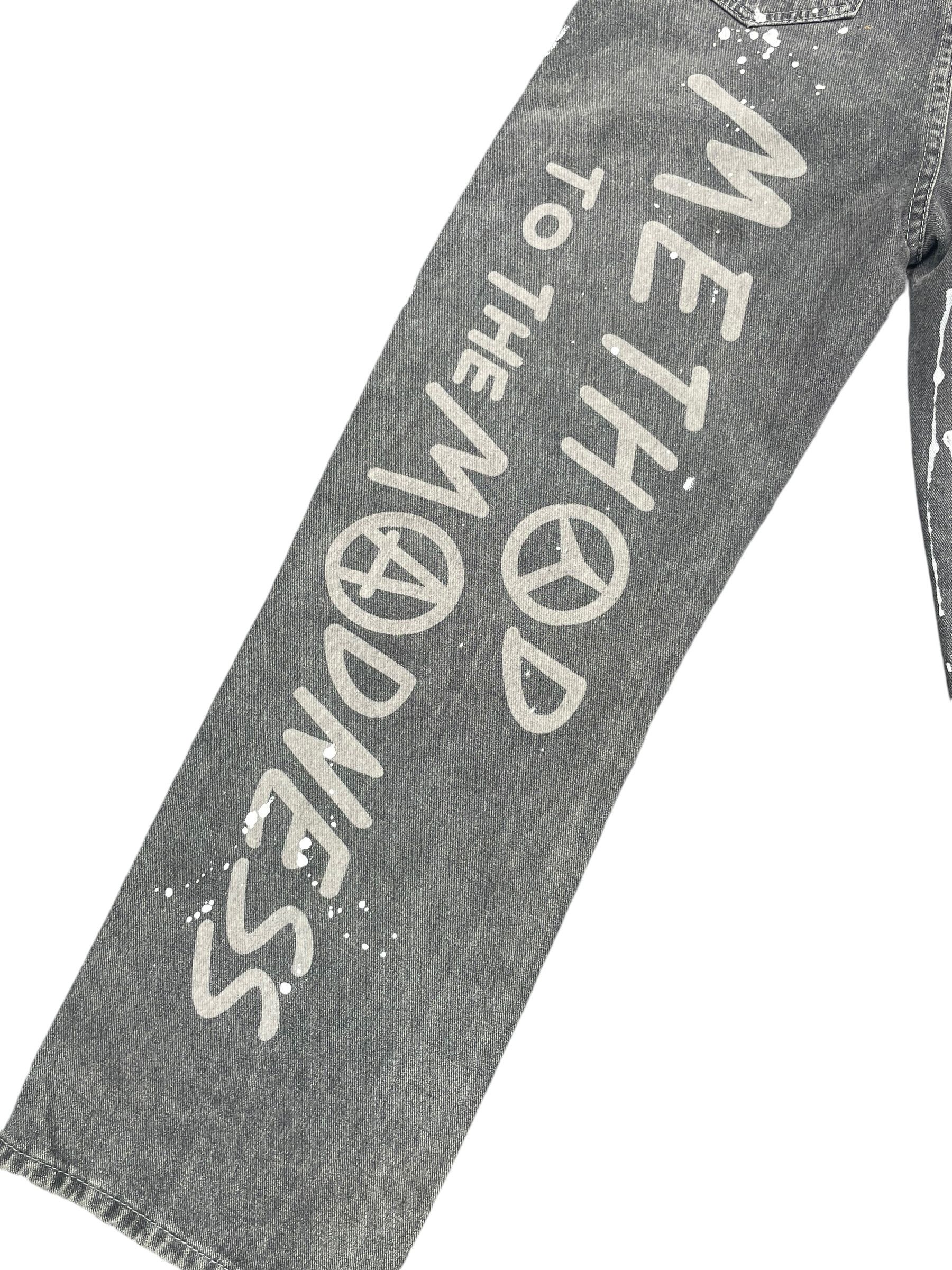 Japanese Brand Heritage Flayer Custom Distresed Denim Size US 28 / EU 44 - 5 Thumbnail