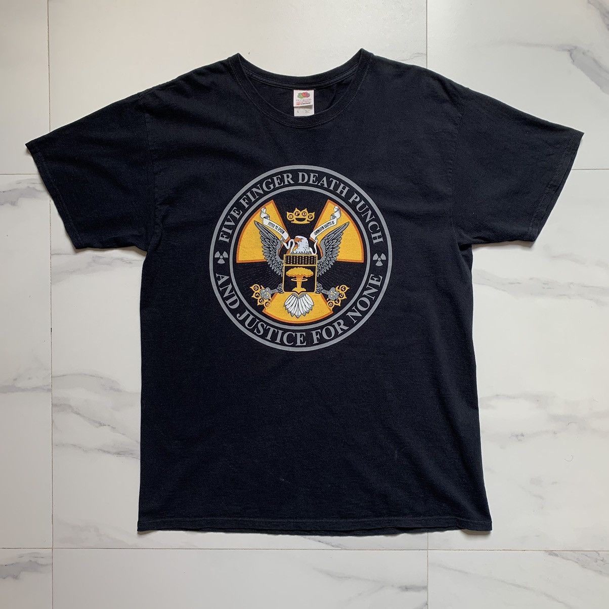 Band Tees 2018 Five Finger Death Punch And Justice For None Tee Size US L / EU 52-54 / 3 - 2 Thumbnail