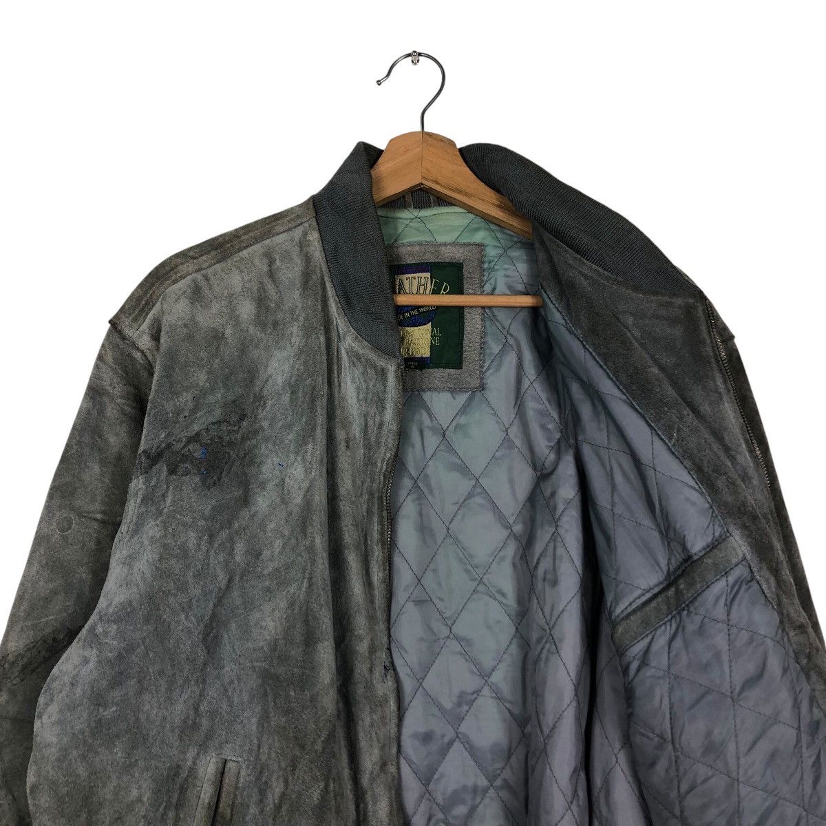 Japanese Brand 📌Vintage Genuine Leather Jacket Bomber Biker World Size US L / EU 52-54 / 3 - 13 Thumbnail