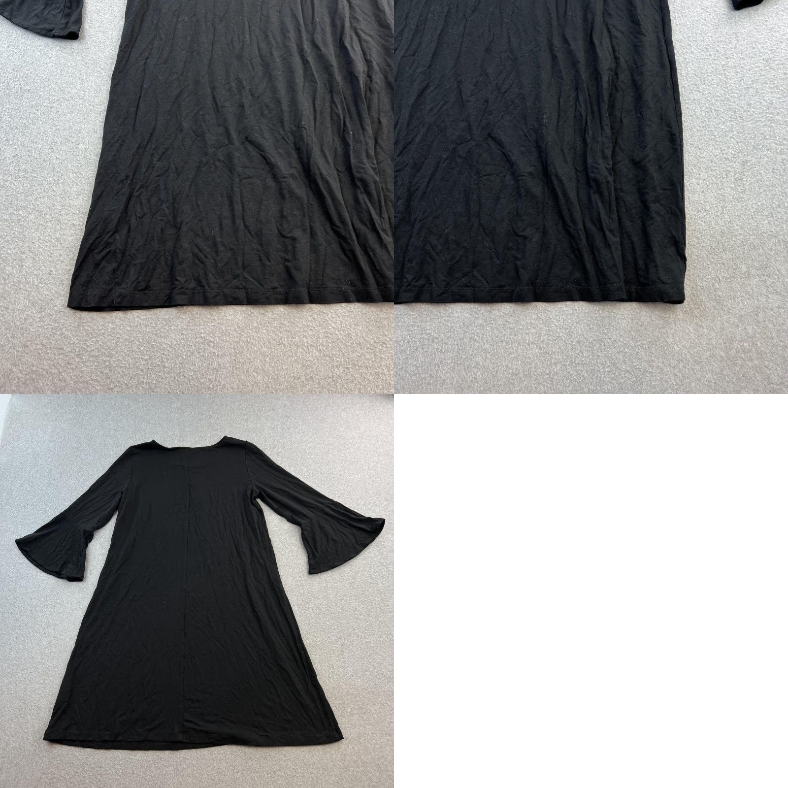 Lilly Pulitzer Lilly Pulitzer Dress Womens Small Black Bell Sleeve Shift Pullover Solid Classic Size S / US 4 / IT 40 - 8 Thumbnail