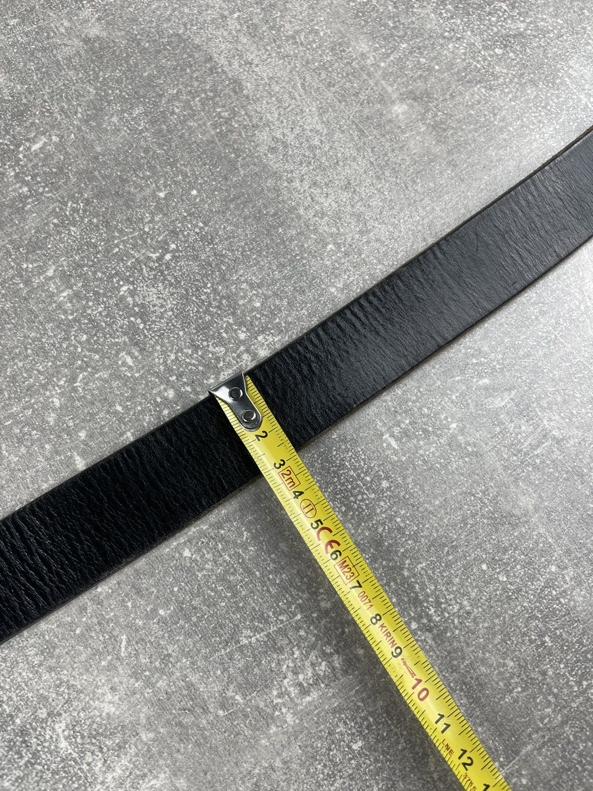 Diesel Diesel Vintage Leather Belt Black Minimalist Buckle 2000s Size ONE SIZE - 7 Thumbnail
