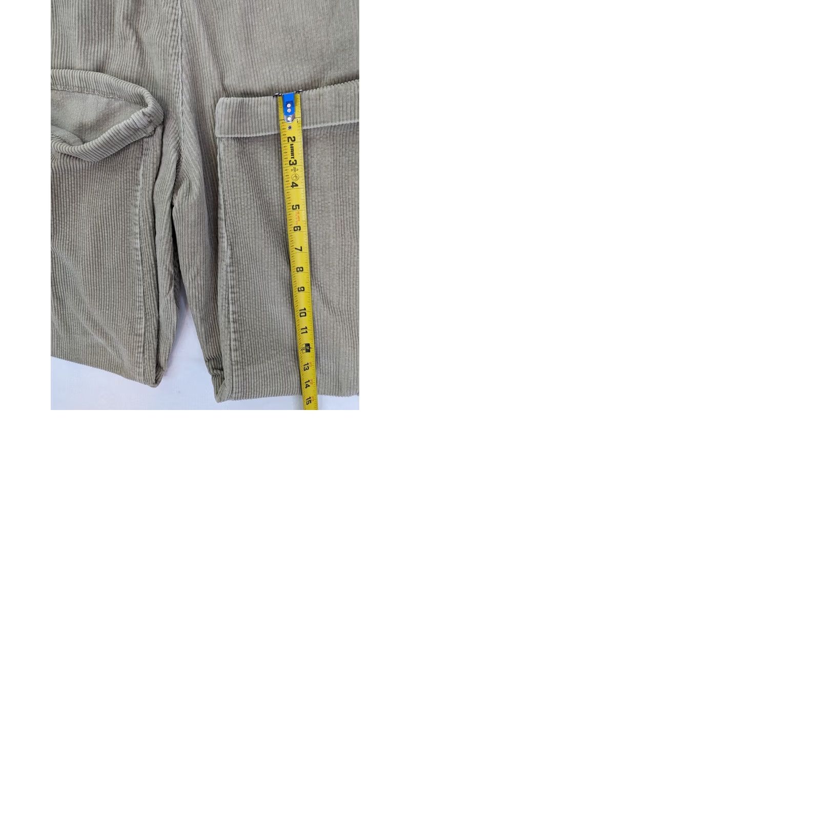 Croft & Barrow Croft & Barrow Pants Men 36x30 (Fits 34x28) Beige Corduroy Straight Pleated Cuff Size US 34 / EU 50 - 10 Thumbnail