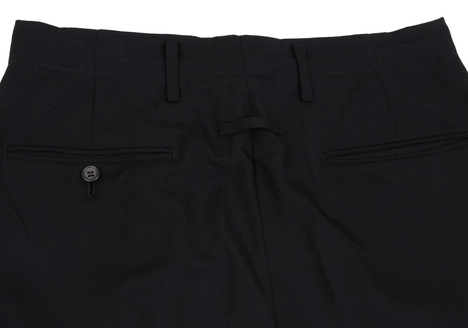 Jean Paul Gaultier Wool Tuck Tapered Pants in Black Size 50 Size US 34 / EU 50 - 11 Thumbnail
