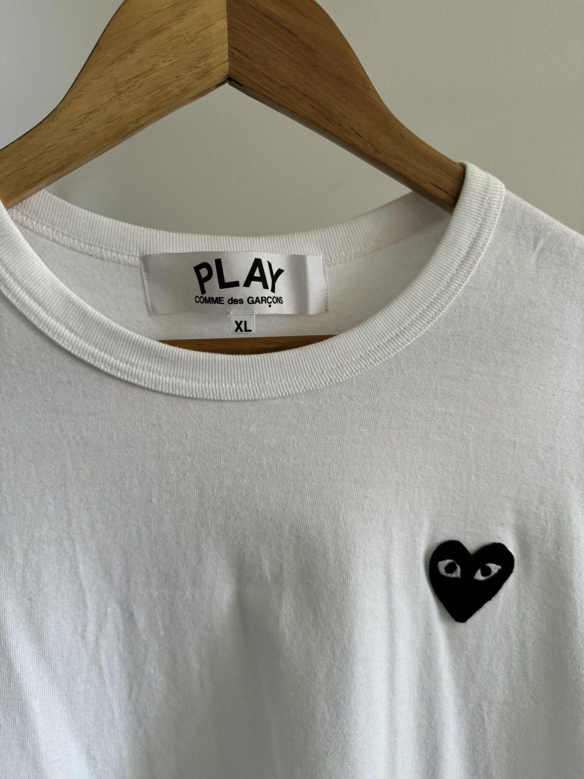 CDG by Comme des Garcons CDG Play Heart Logo T-Shirt Size US XL / EU 56 / 4 - 2 Thumbnail