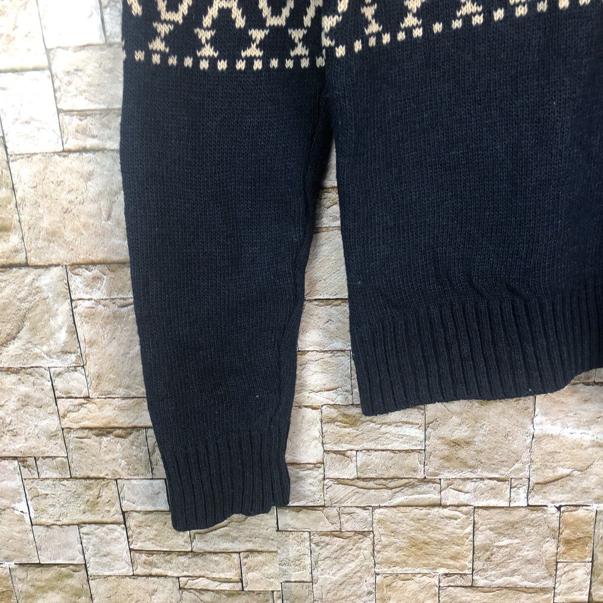 Homespun Knitwear × Japanese Brand Tomny Dark Blue Knitwear #A36 Size M / US 6-8 / IT 42-44 - 7 Thumbnail