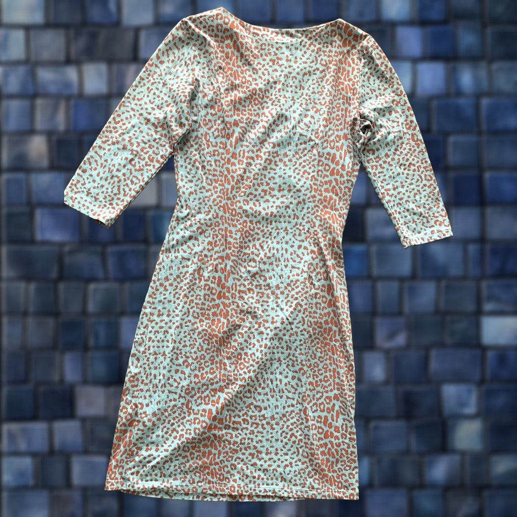 J.McLaughlin J. McLaughlin Leopard Print Sheath Dress 3/4 Sleeve Size Small XS? Size S / US 4 / IT 40 - 1 Thumbnail