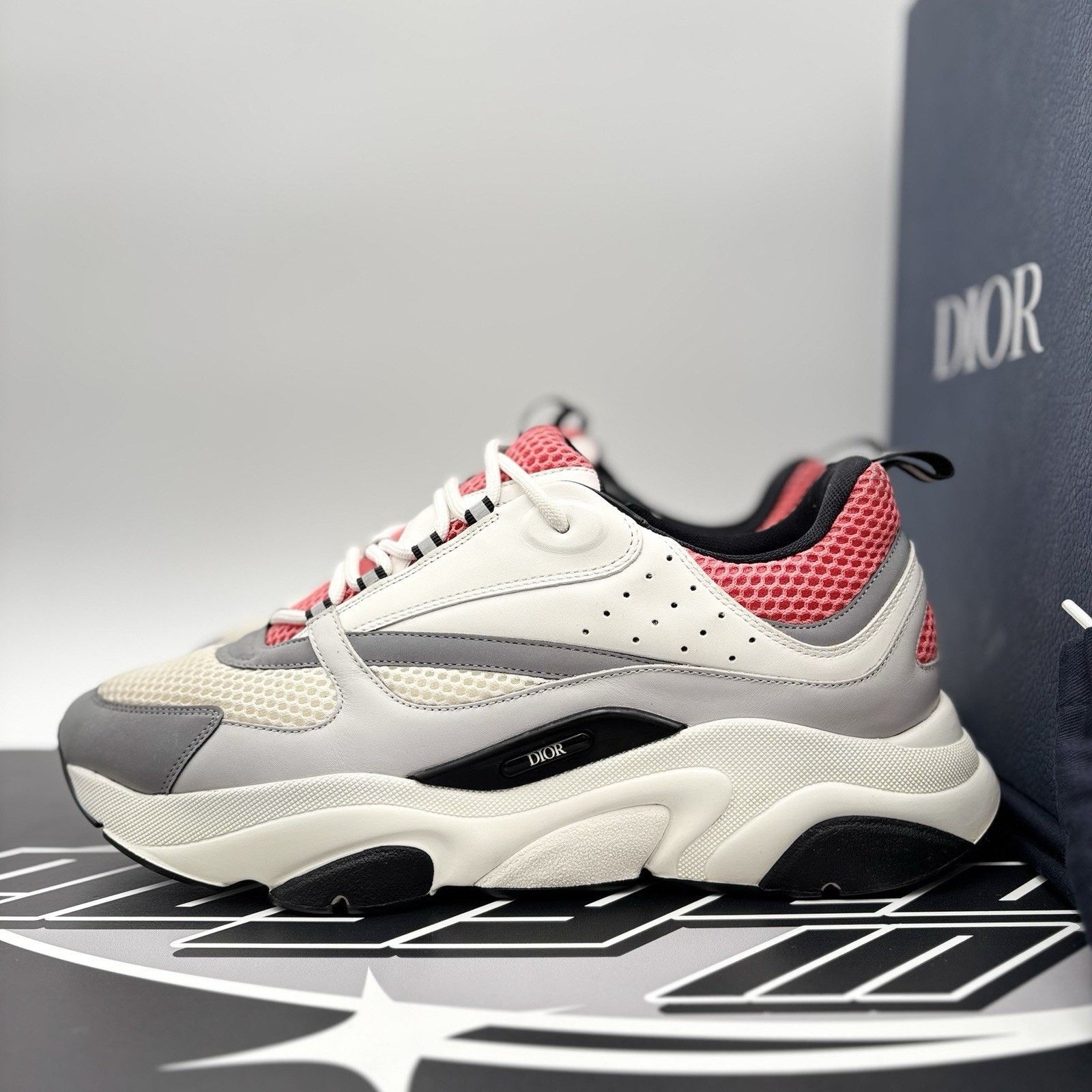 Dior Dior B22 ' White, Pink ' | GREAT CONDITION! Size US 13 / EU 46 - 1 Thumbnail