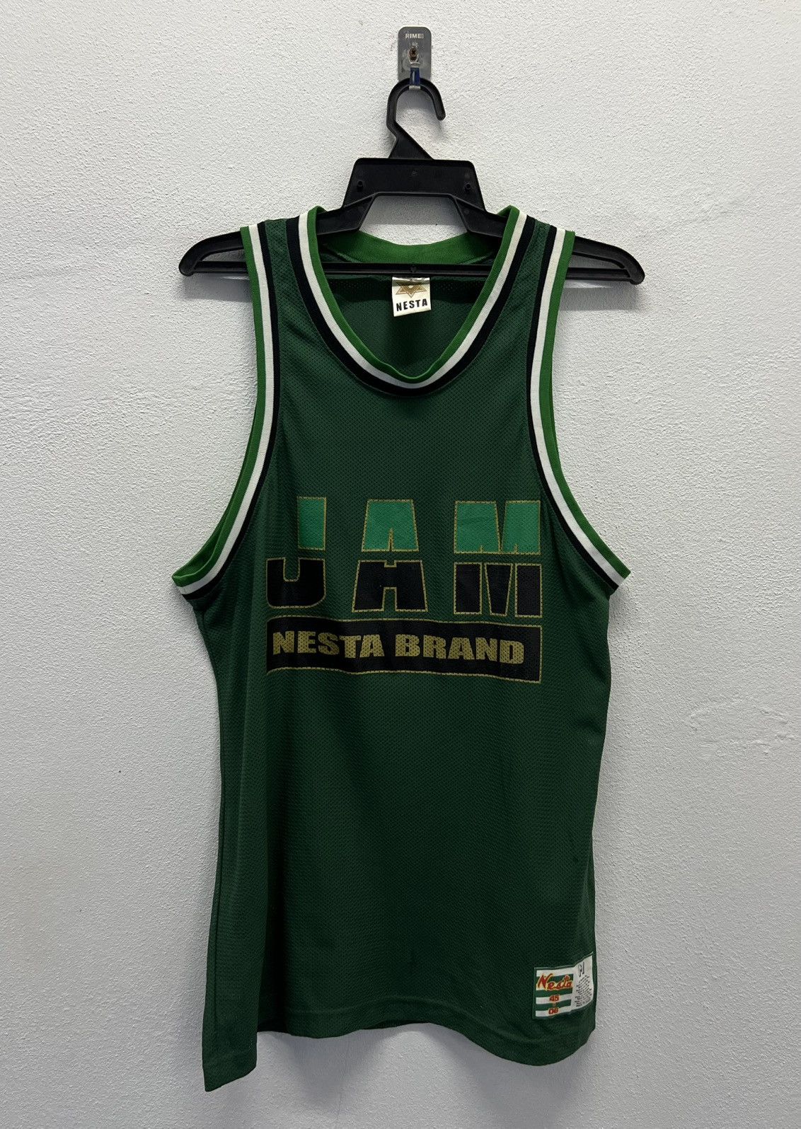 Japanese Brand × Vintage Y2K Nesta Brand JAM Tank Top Basketball Jersey Madein Japan Size US M / EU 48-50 / 2 - 1 Thumbnail