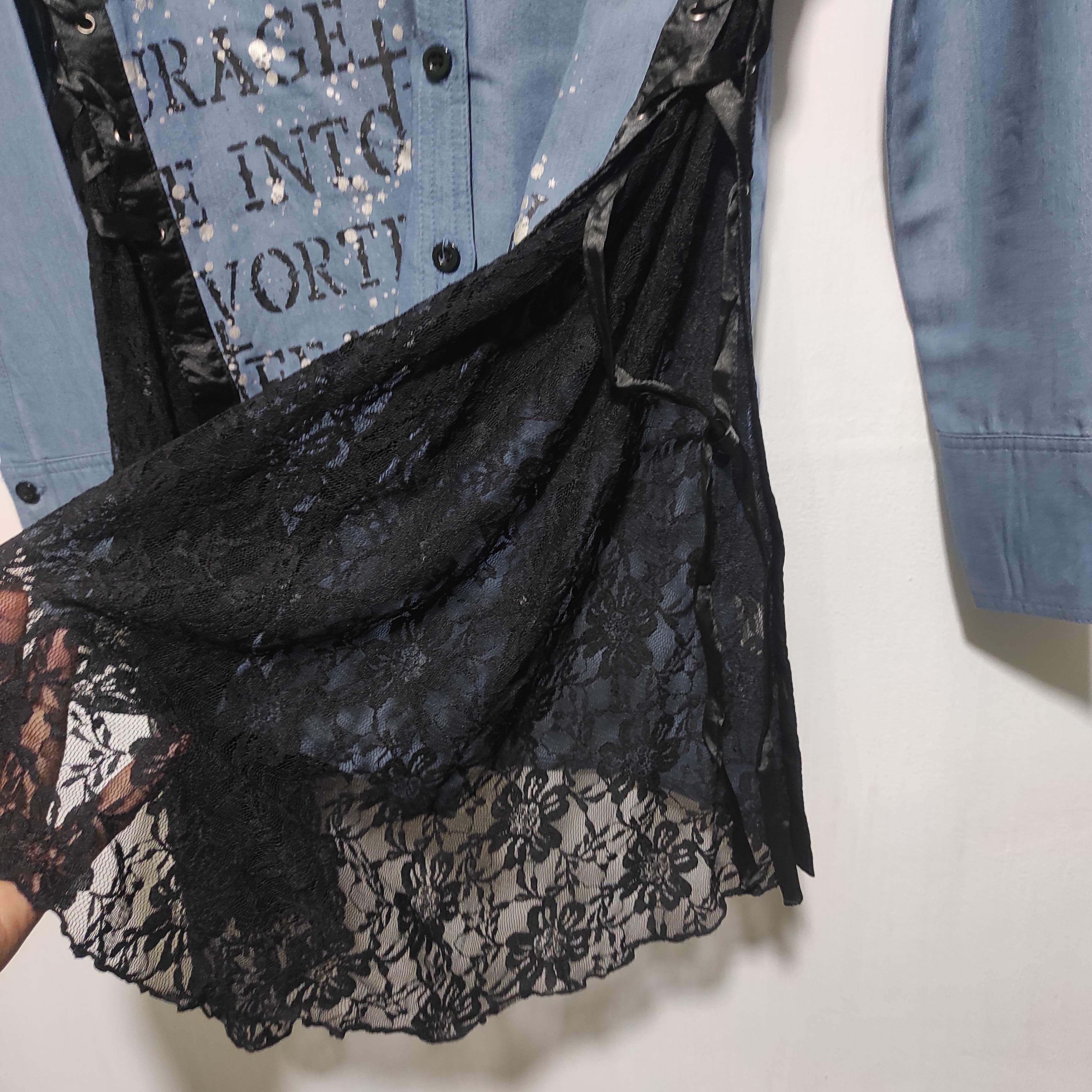 Hysteric Glamour Ghost of Harlem Poem Shirt Button Up i6w9 style Size S / US 4 / IT 40 - 10 Thumbnail