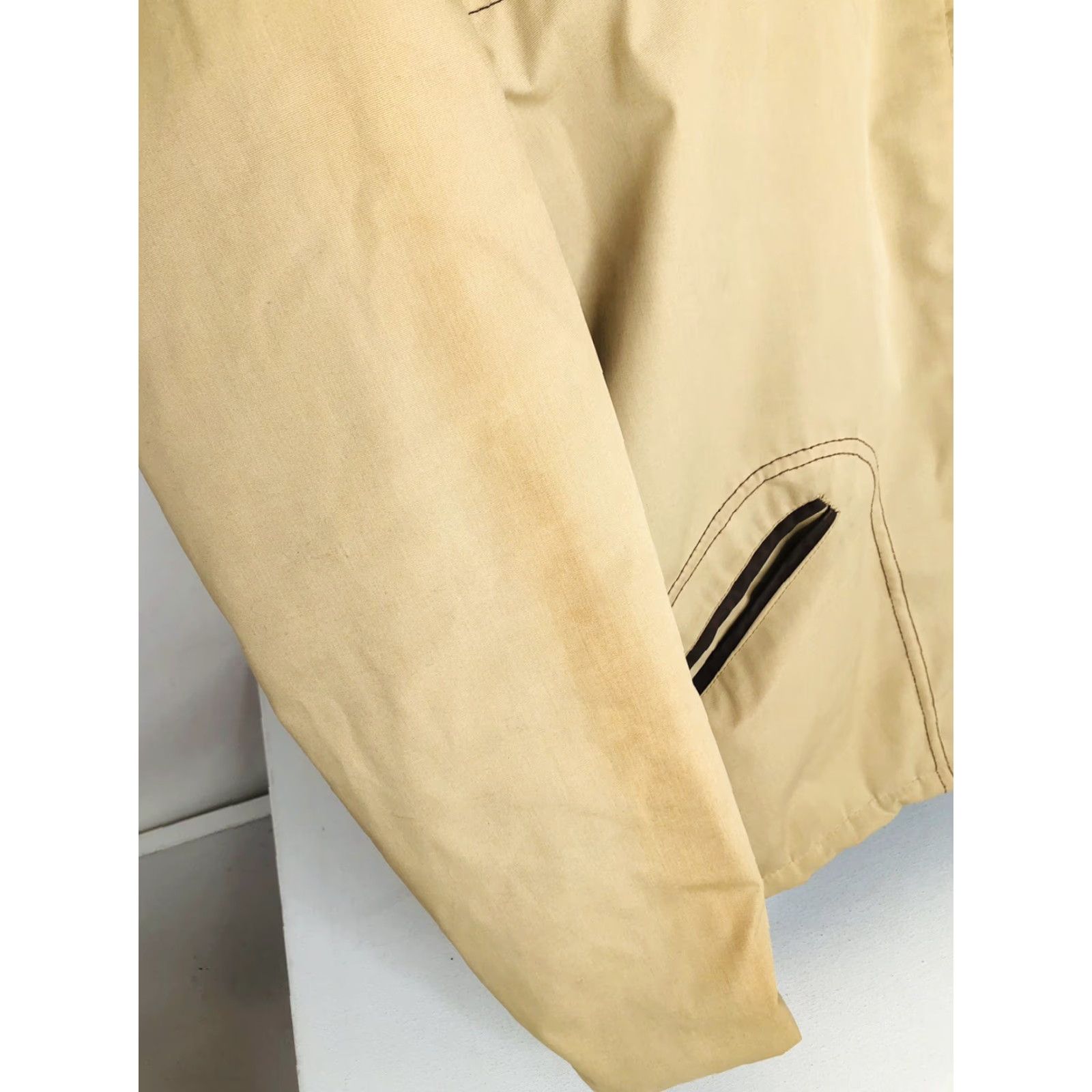 Sears VINTAGE Sears Mens Store OUTERWEAR Field Jacket 44 Tan Faux Fur Ranch Western Chore Jacket Mens Size US S / EU 44-46 / 1 - 8 Thumbnail